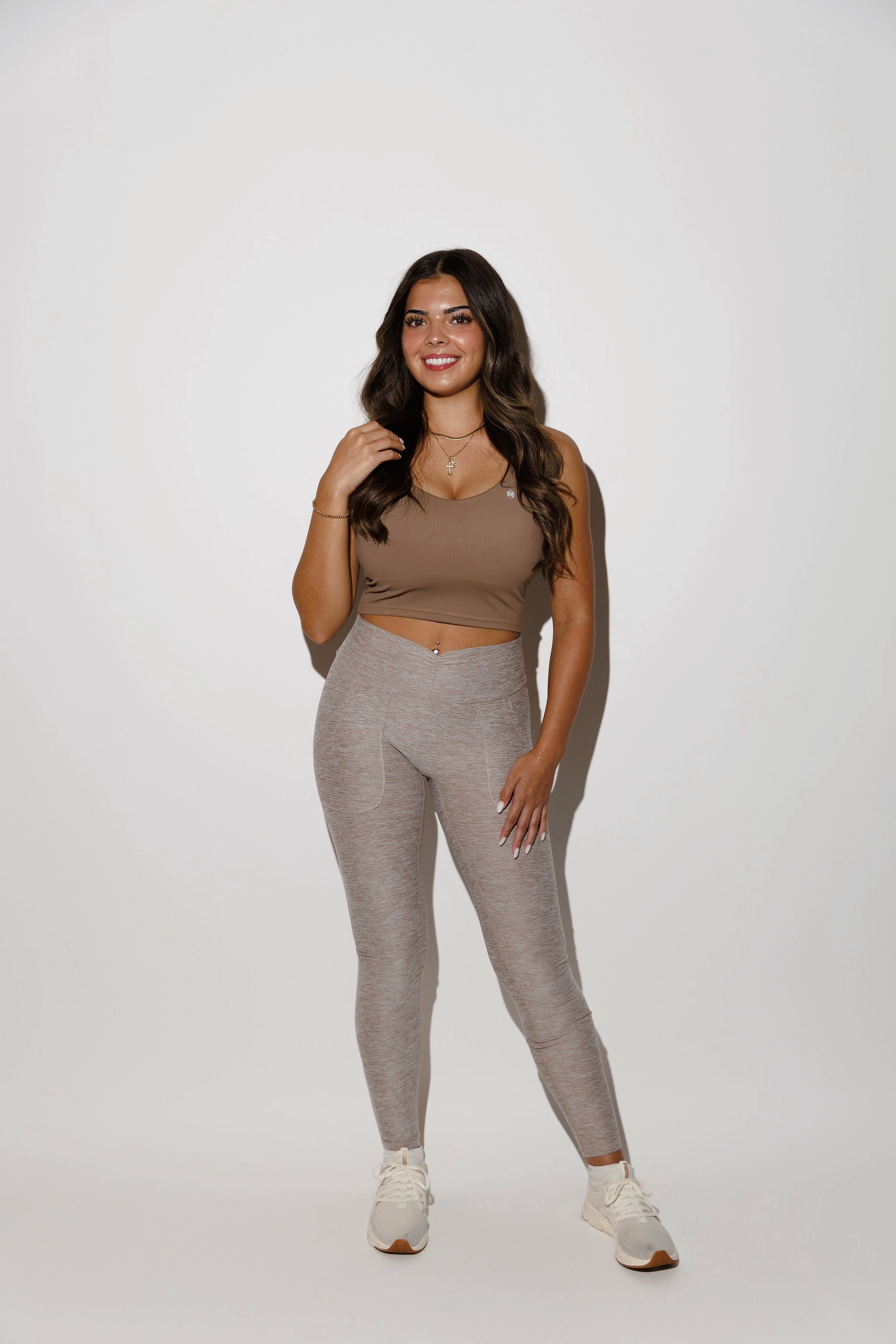 GATHER LEGGING: TAN