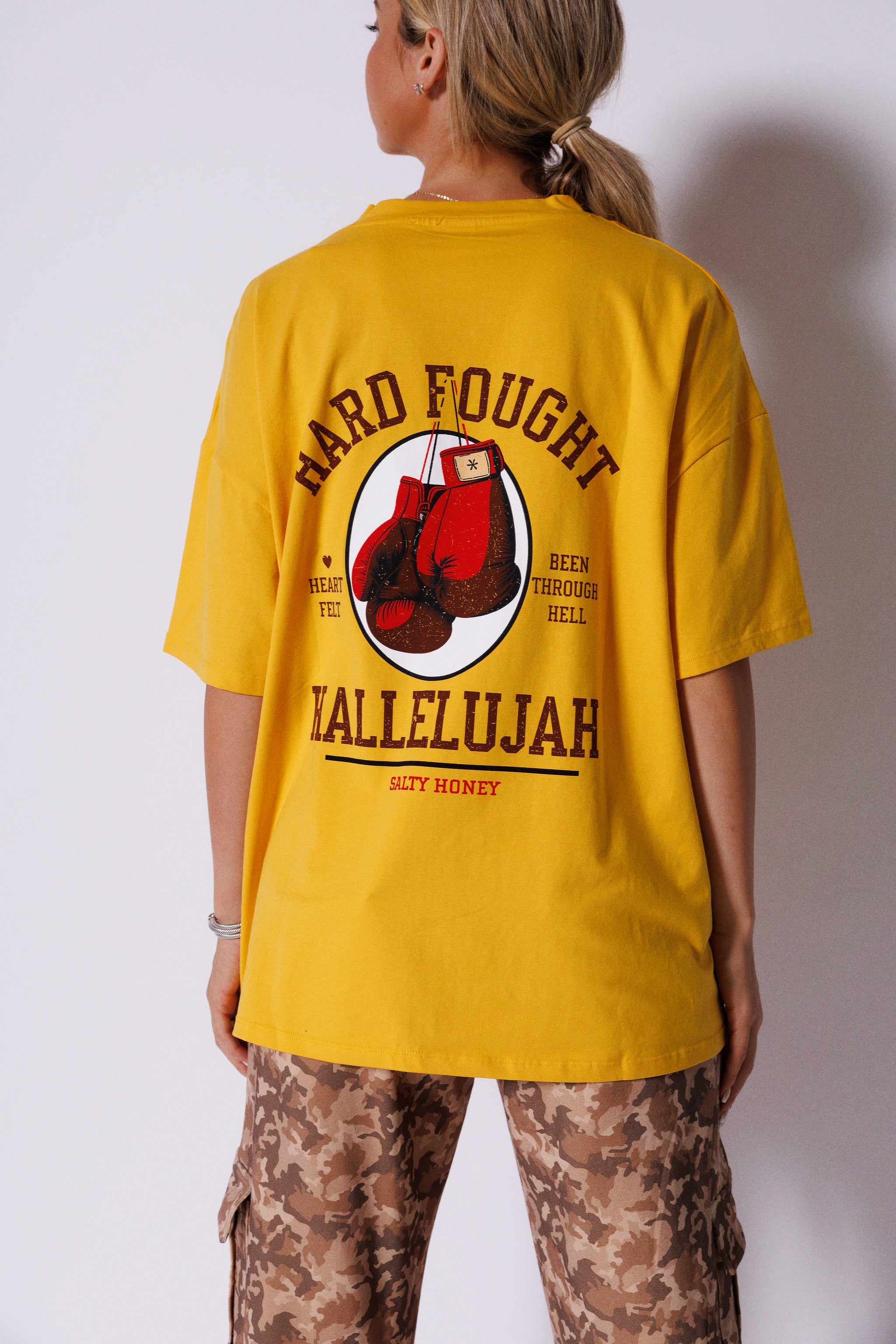 BOYFRIEND TEE: HARD FOUGHT HALLELUJAH