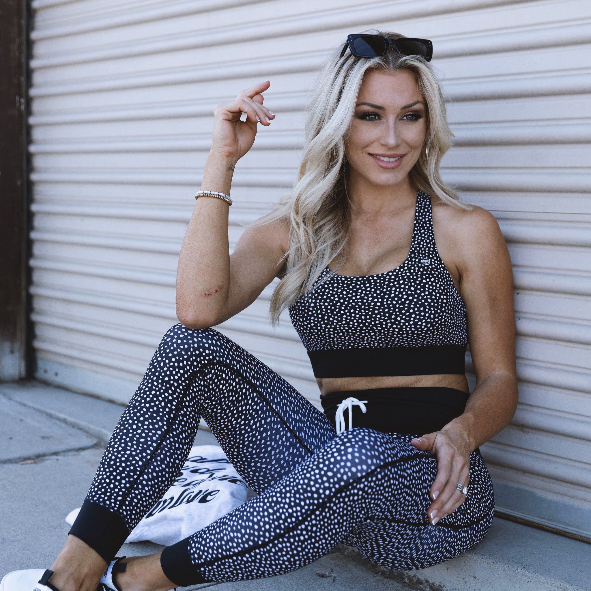 CUFFED LEGGING in PINPOINT