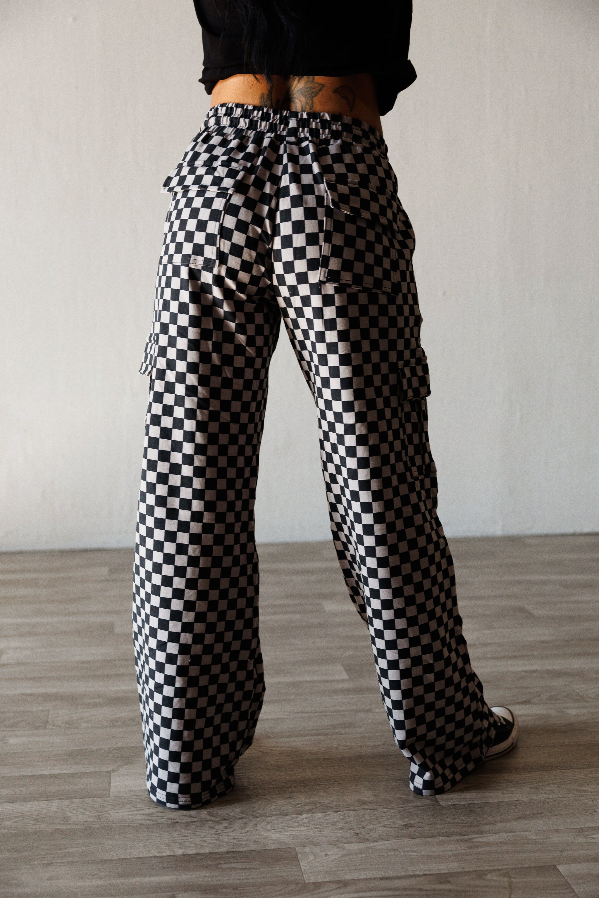 *PREORDER* STASHED CARGO PANT: FOG CHECK | LONG