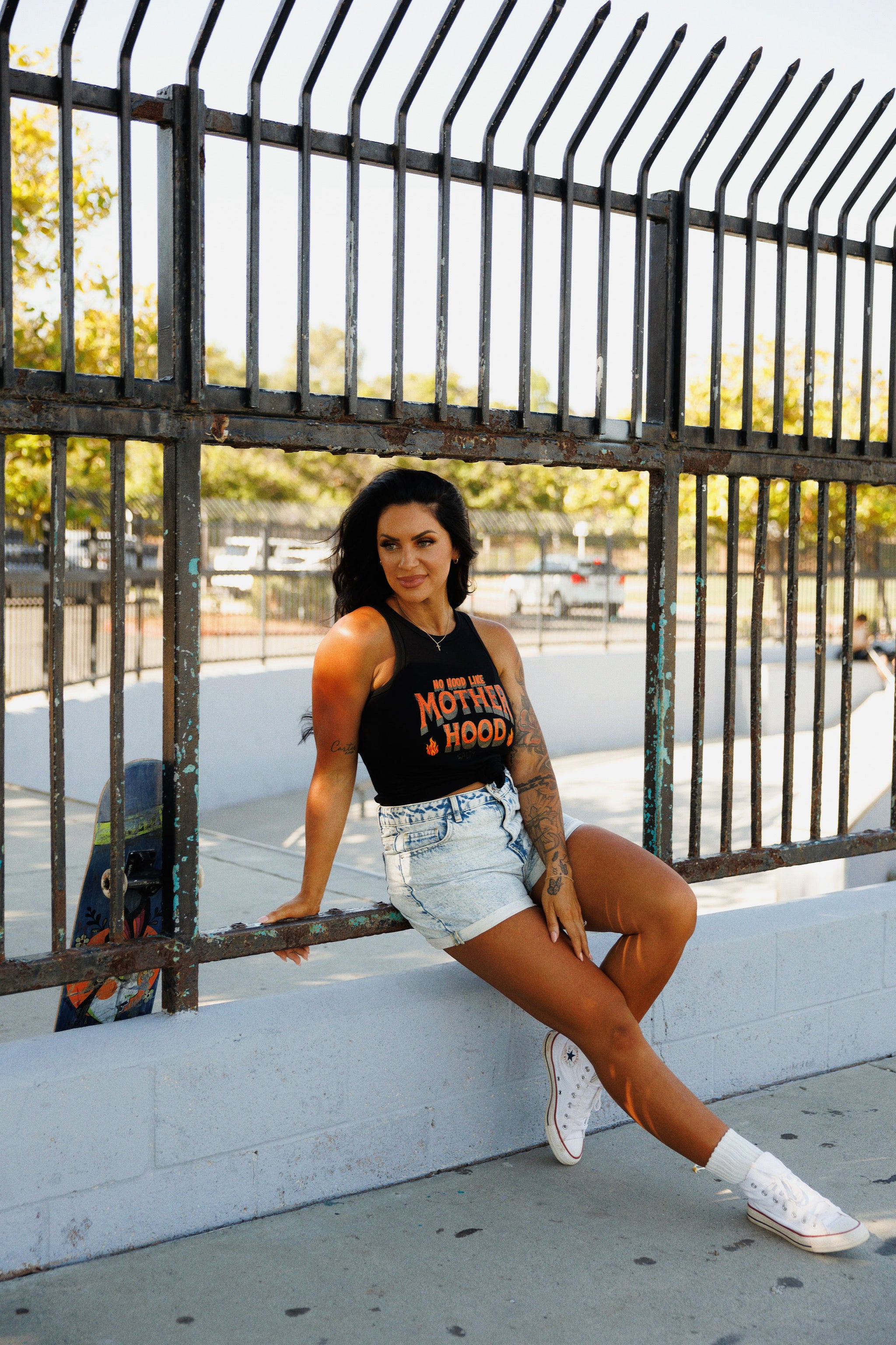 XS ONLY HABIT TANK: NO HOOD LIKE MOTHERHOOD