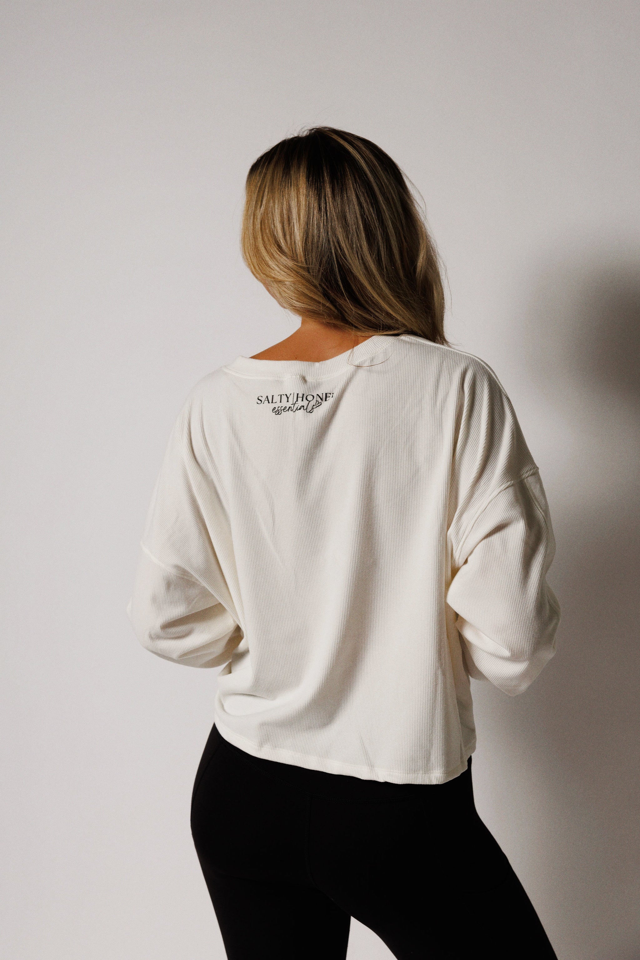 2X LEFT ONLY | MINDFUL TOP: WHTE