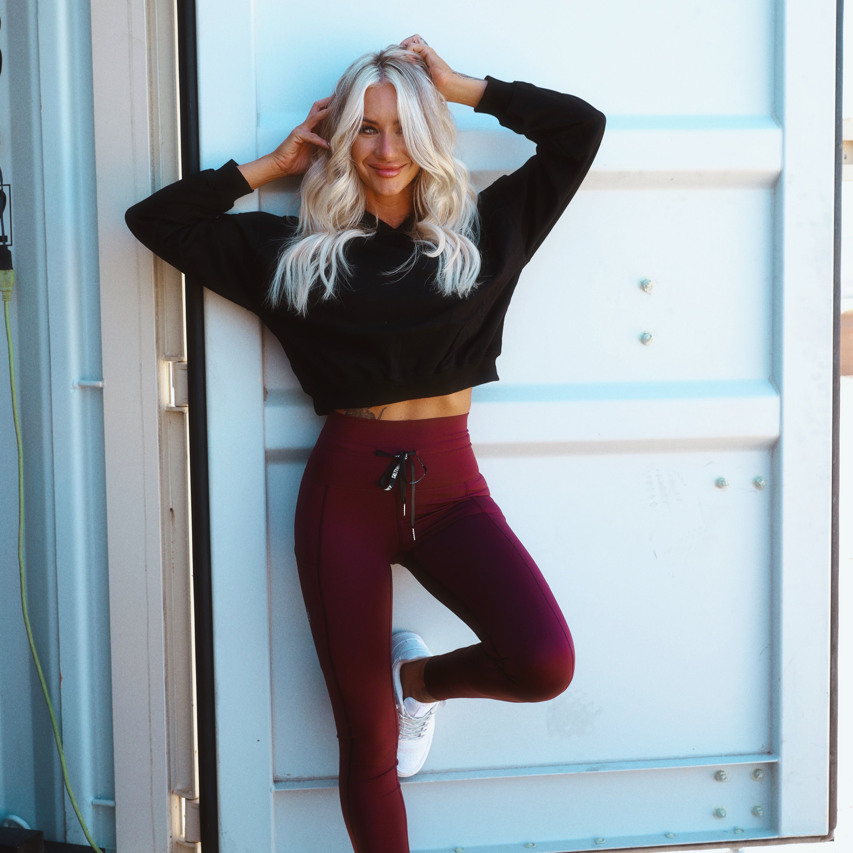 SESSIONS V NECK SWEATER in BLACK *XL/2XL ONLY