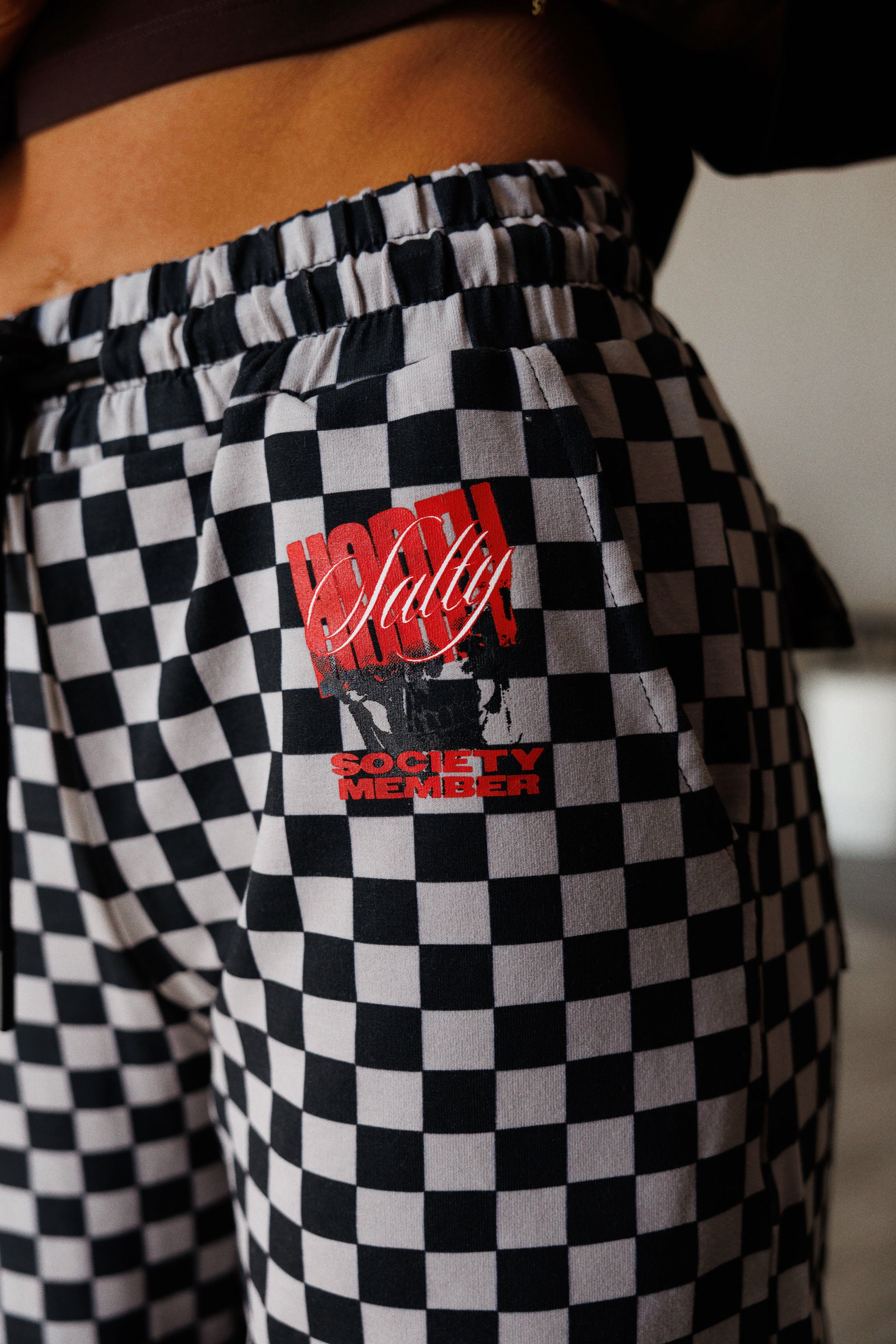 *PREORDER* STASHED CARGO PANT: FOG CHECK | LONG