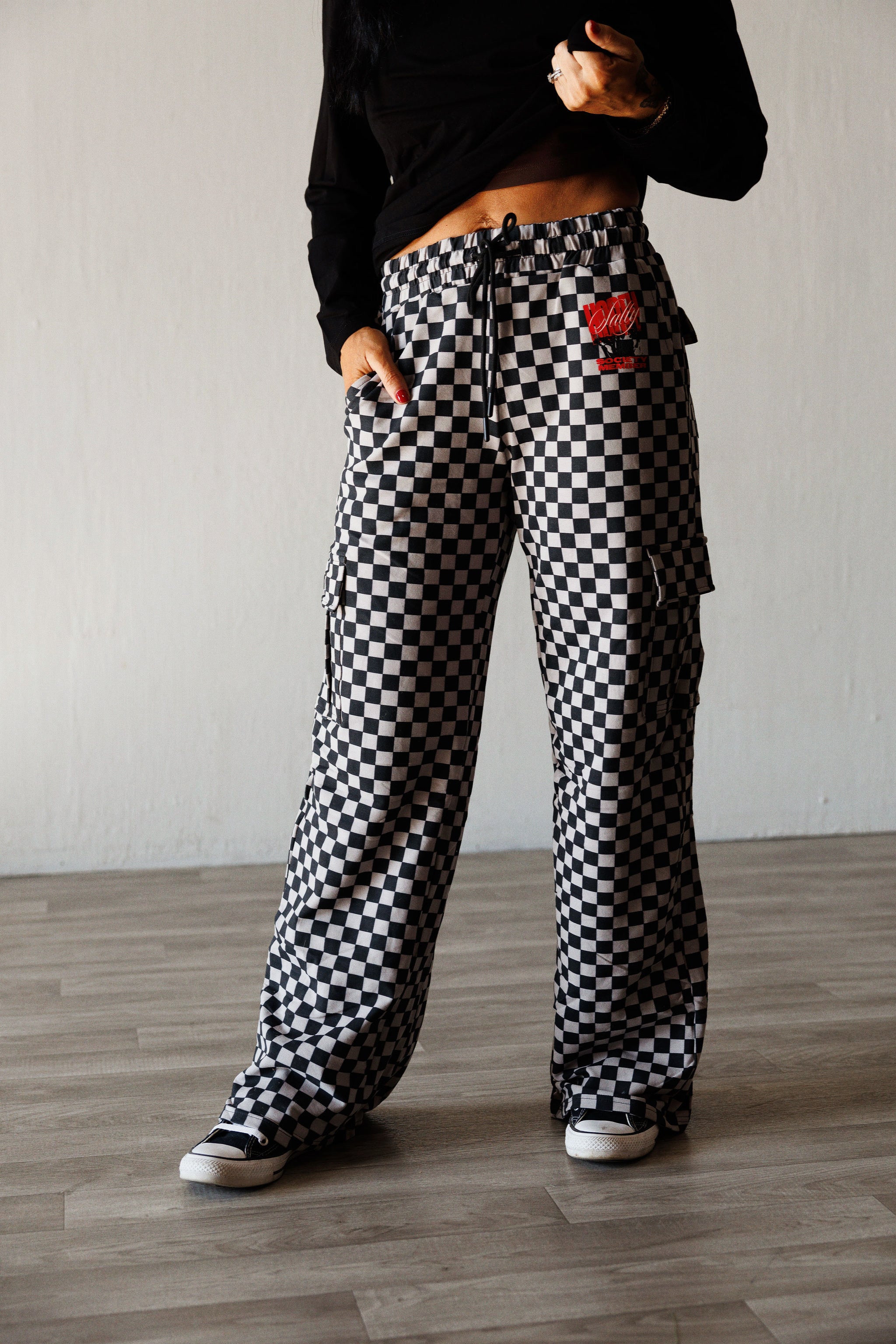 *PREORDER* STASHED CARGO PANT: FOG CHECK | LONG