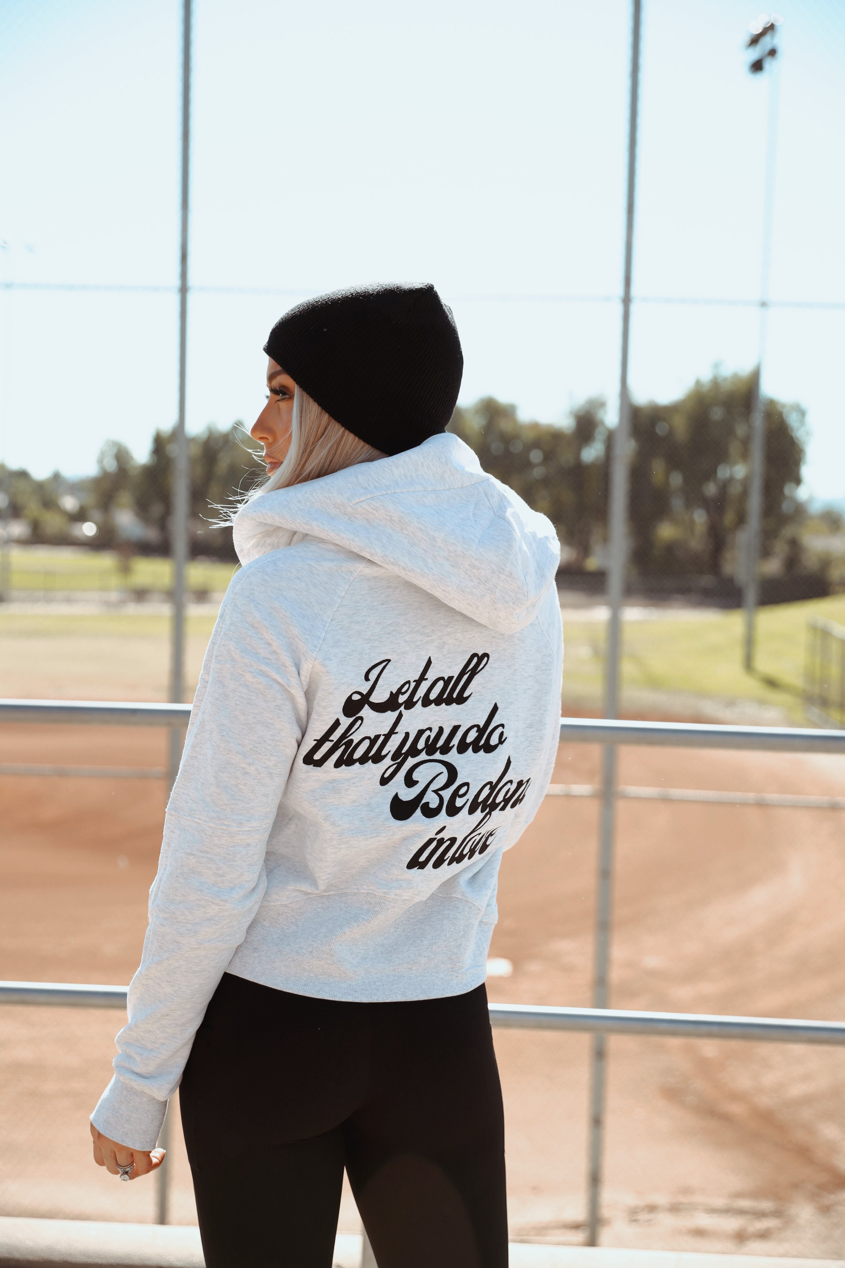 ALLIANCE HOODIE in LET ALL THAT YOU DO BE DONE IN LOVE *S ONLY