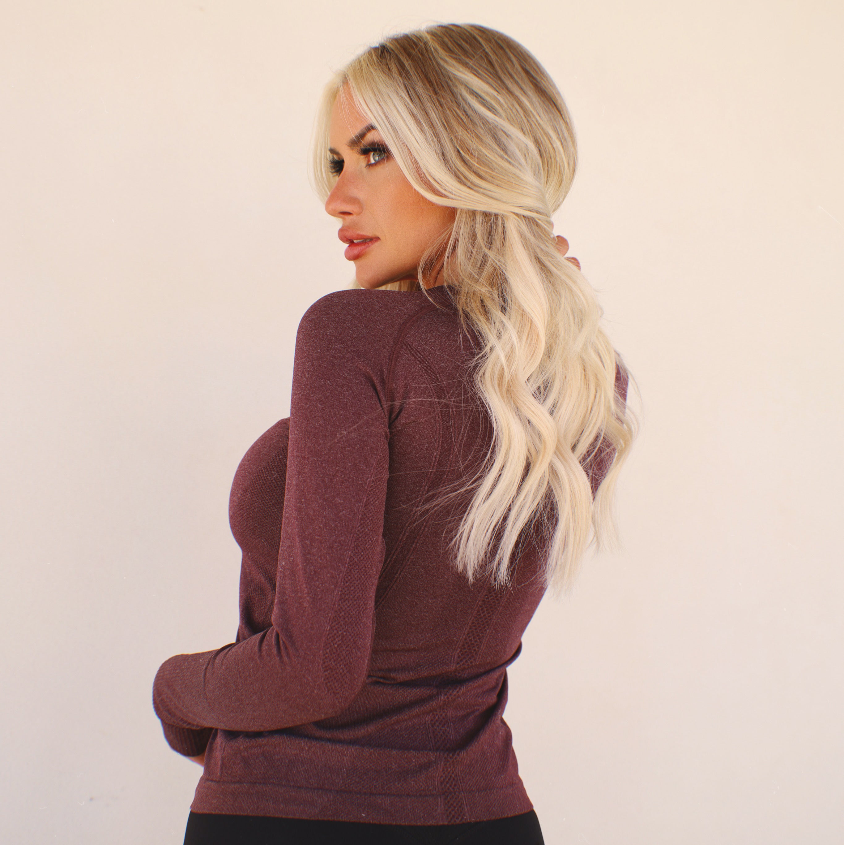 BREATHE long sleeve in PLUM