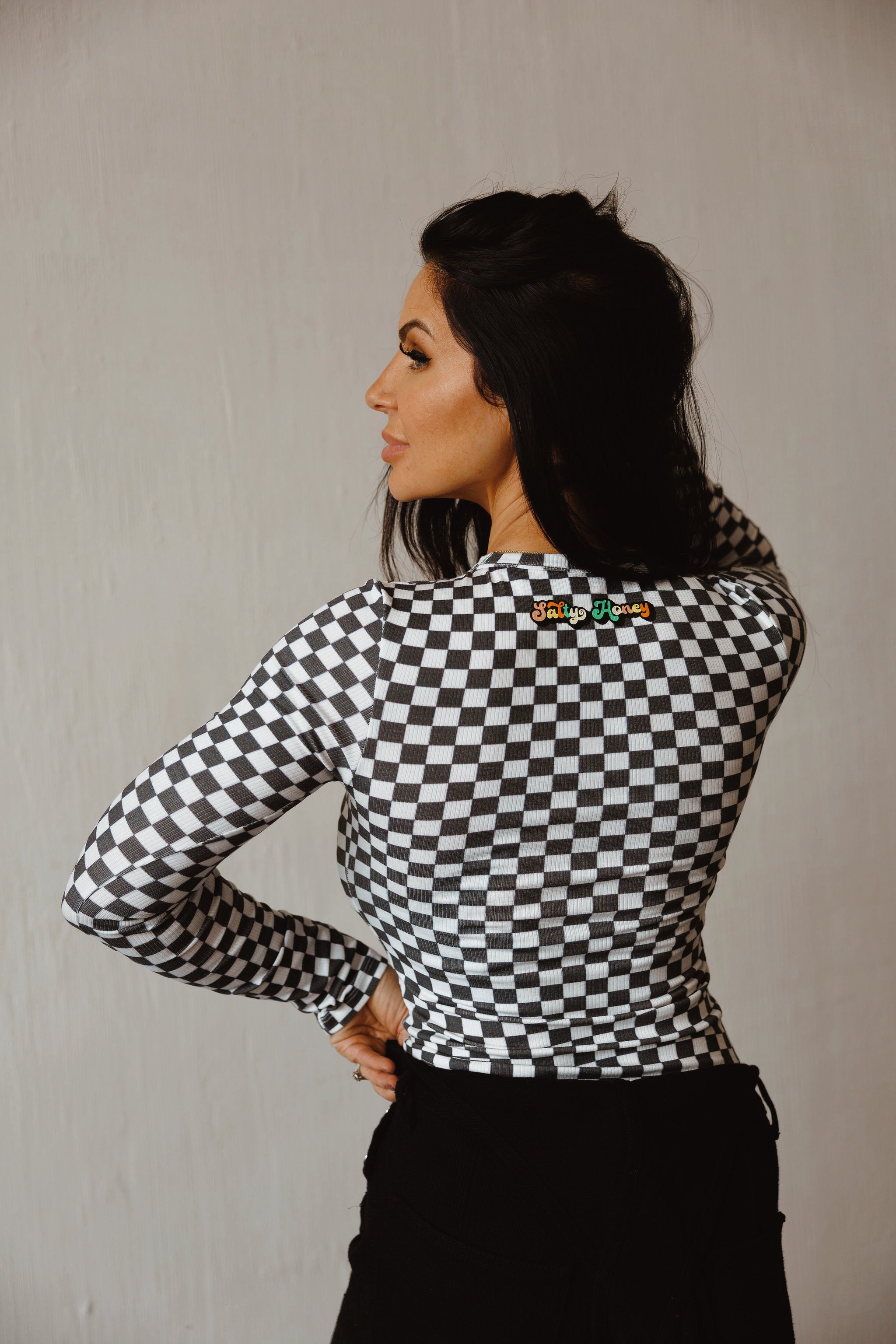 CLASSICS FITTED LONG SLEEVE: CHECK