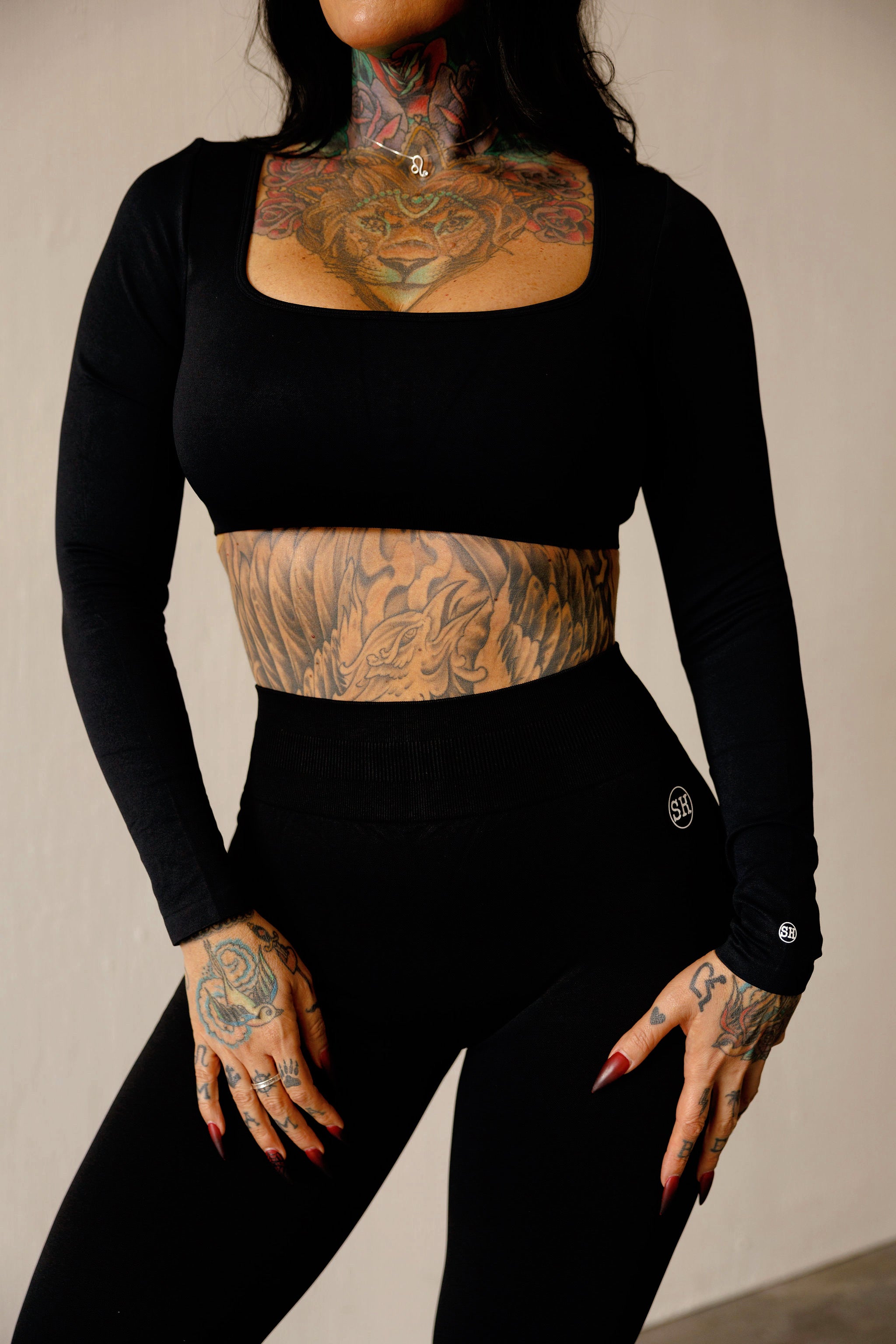 LEGACY SUPPORT LONG SLEEVE: BLACK