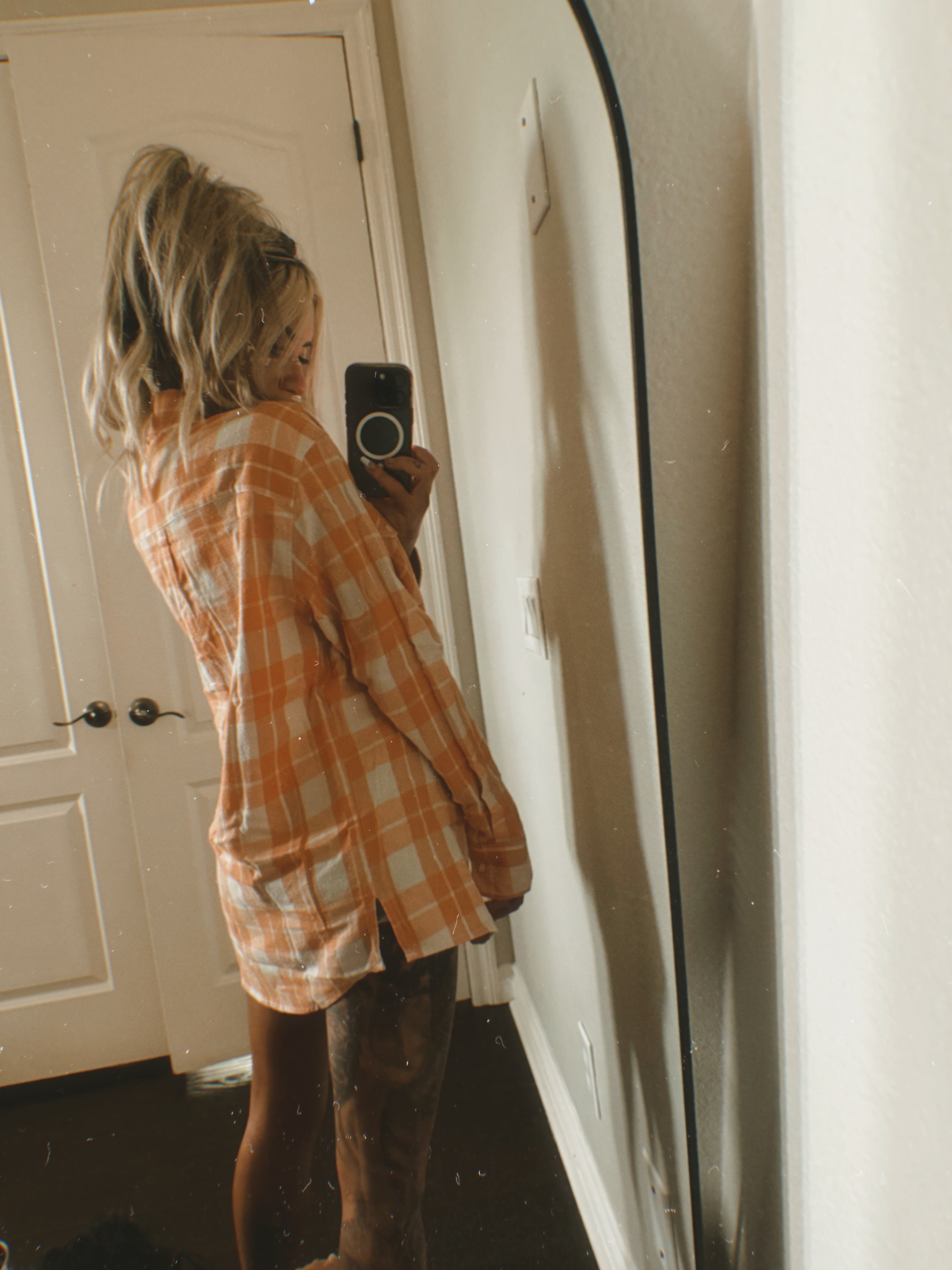 ALPHA FLANNEL: CREAMSICLE