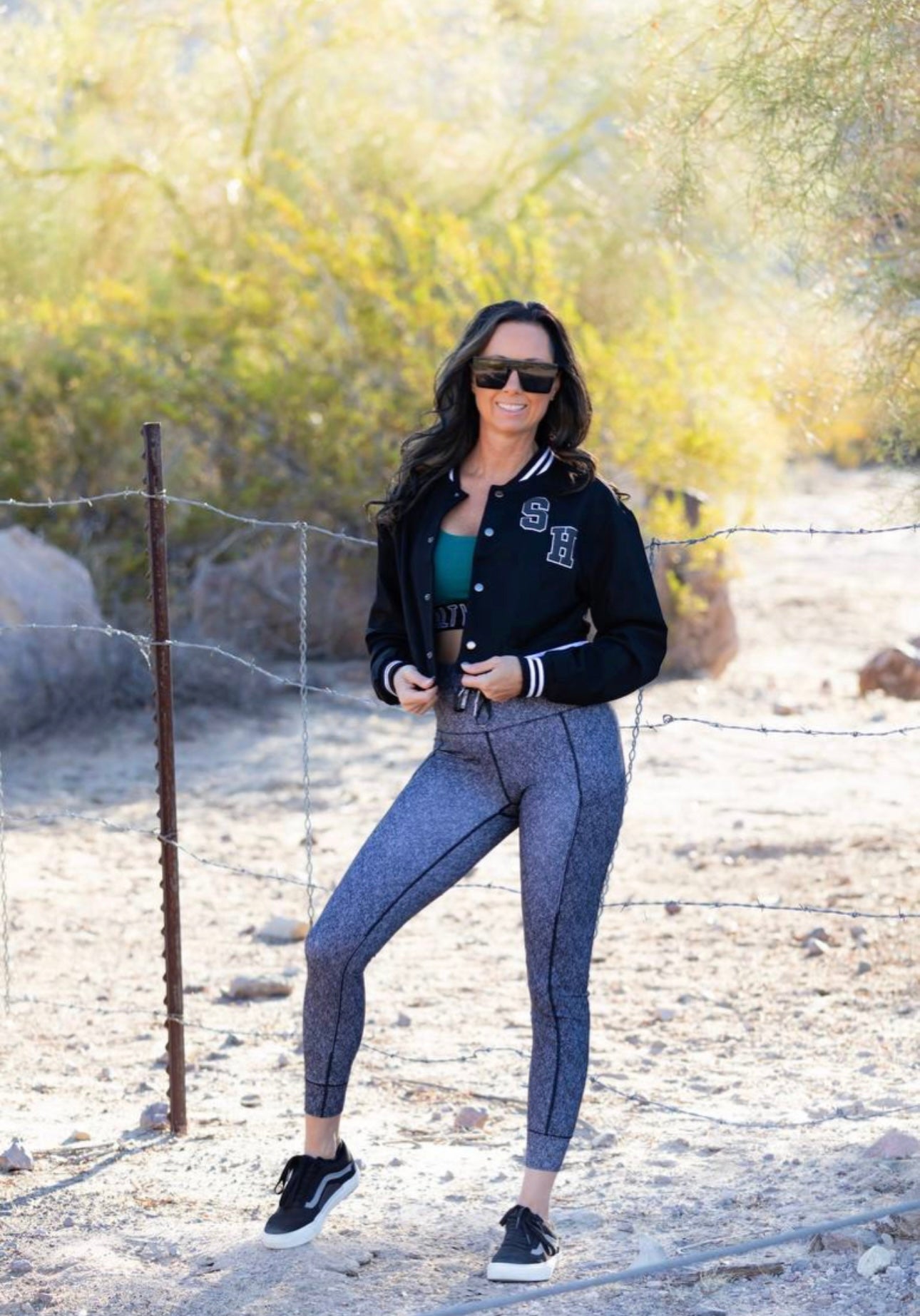 CUFFED LEGGING in HERRINGBONE *2XL ONLY