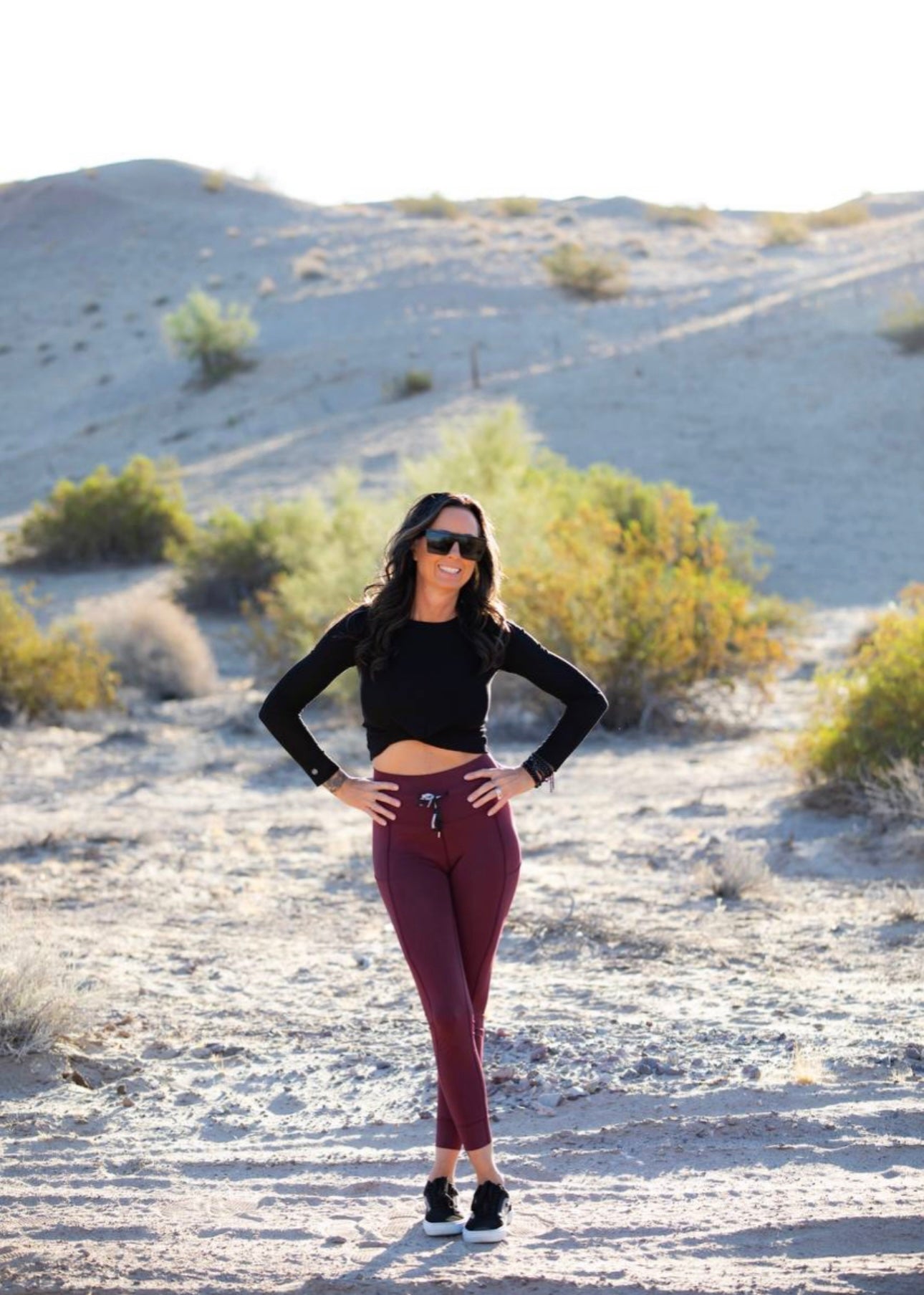 CUFFED LEGGING in MAROON *XXL ONLY