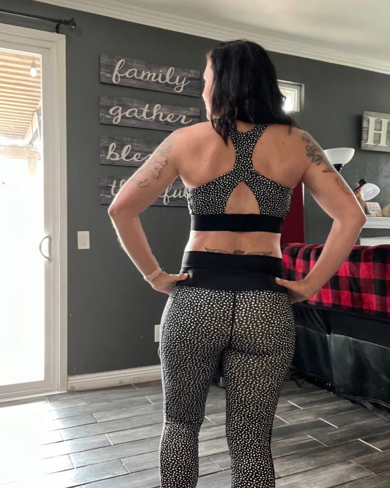 CUFFED LEGGING in PINPOINT
