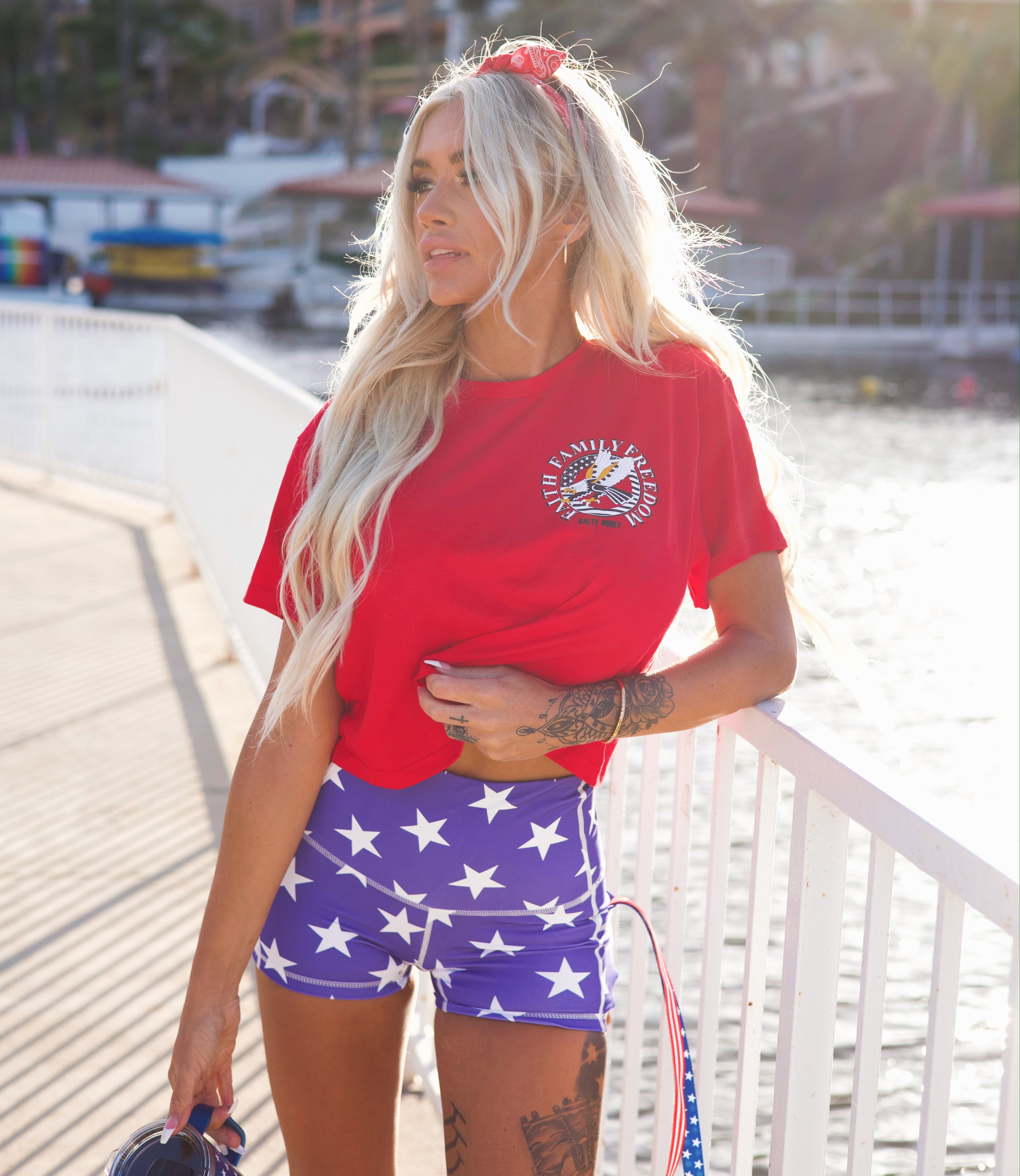 HYBRID Surfer Short: PATRIOT *2XL & 3XL ONLY