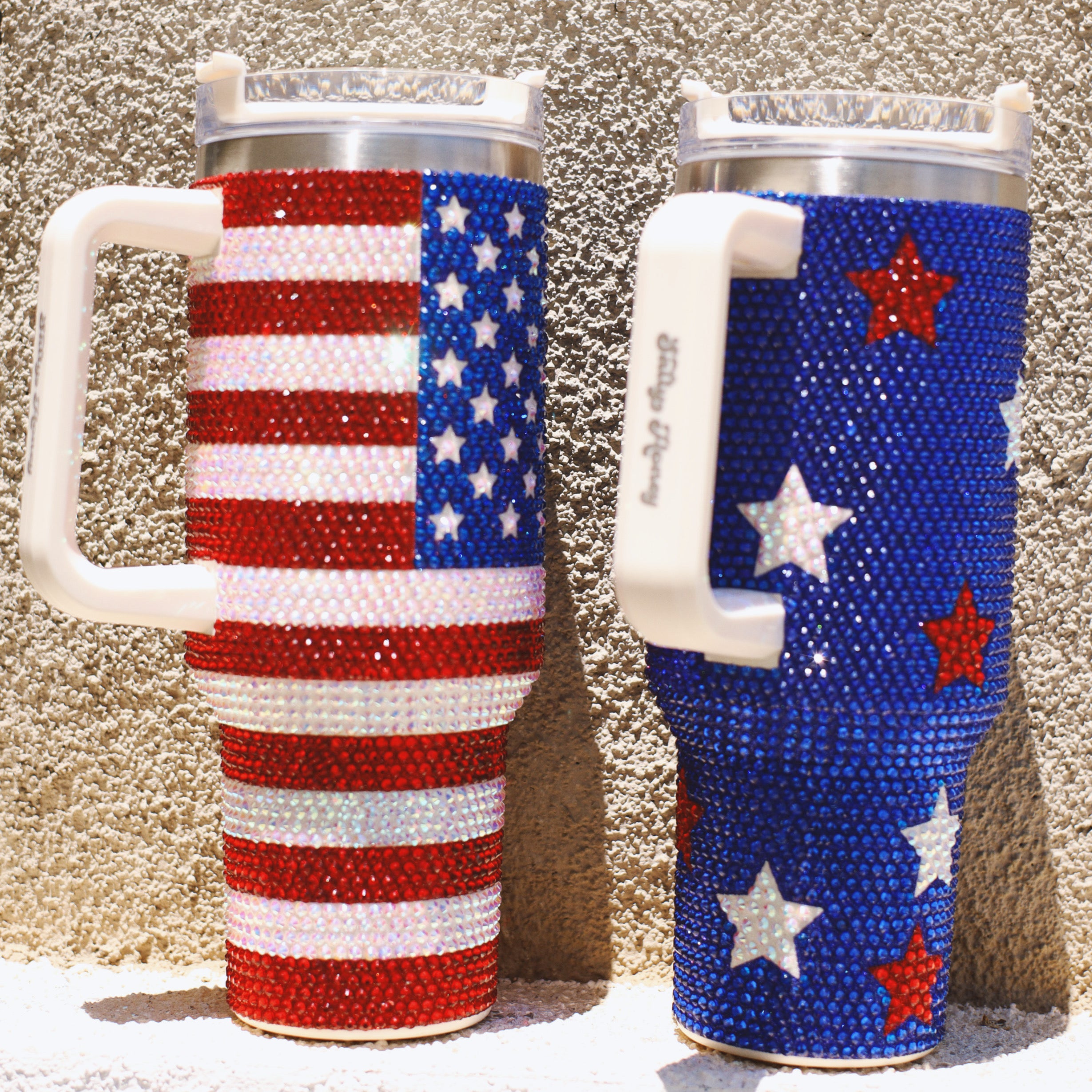 CRYSTAL FLAG 40oz TUMBLER