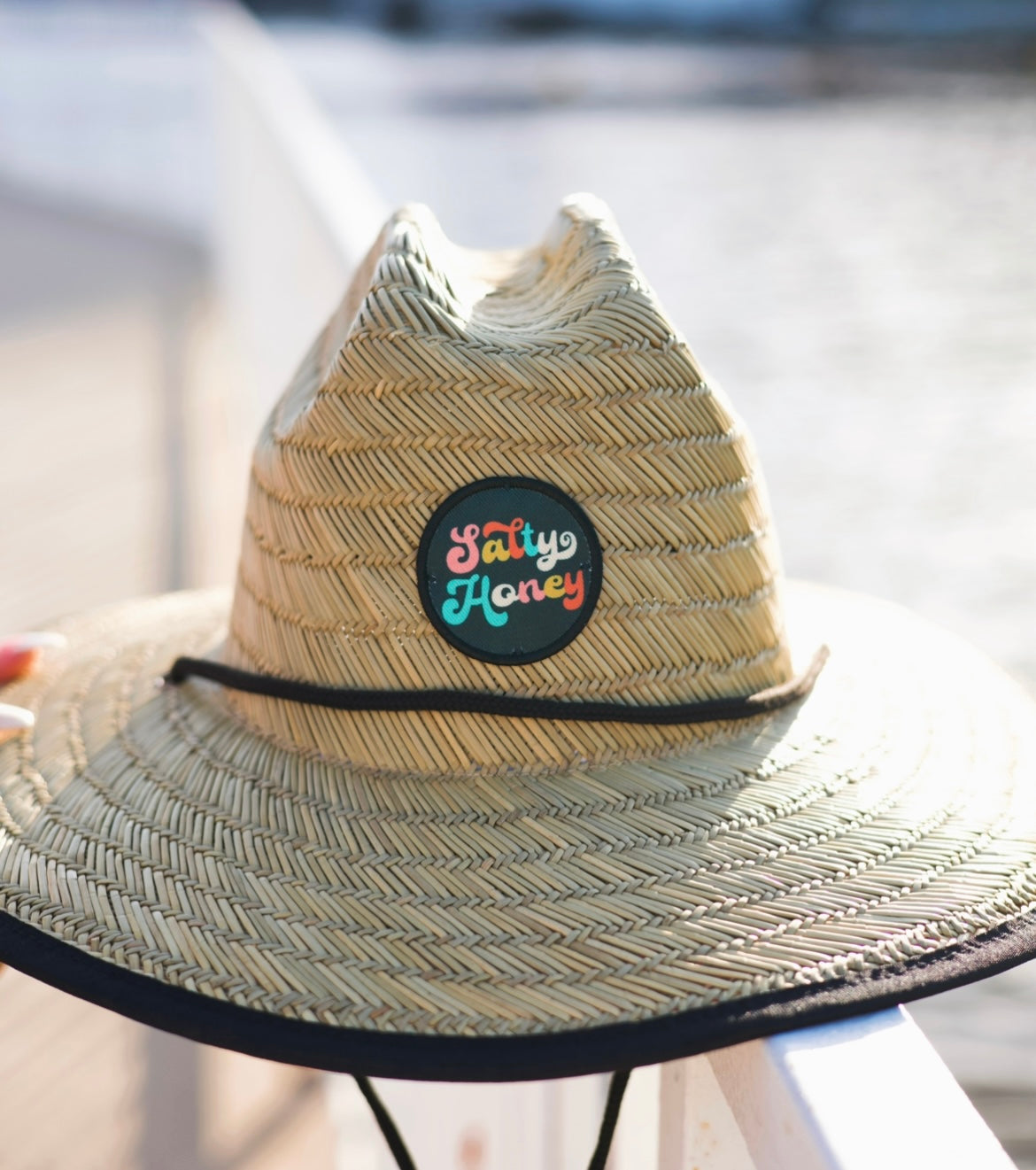 PATRIOTIC BEACH STRAW HAT