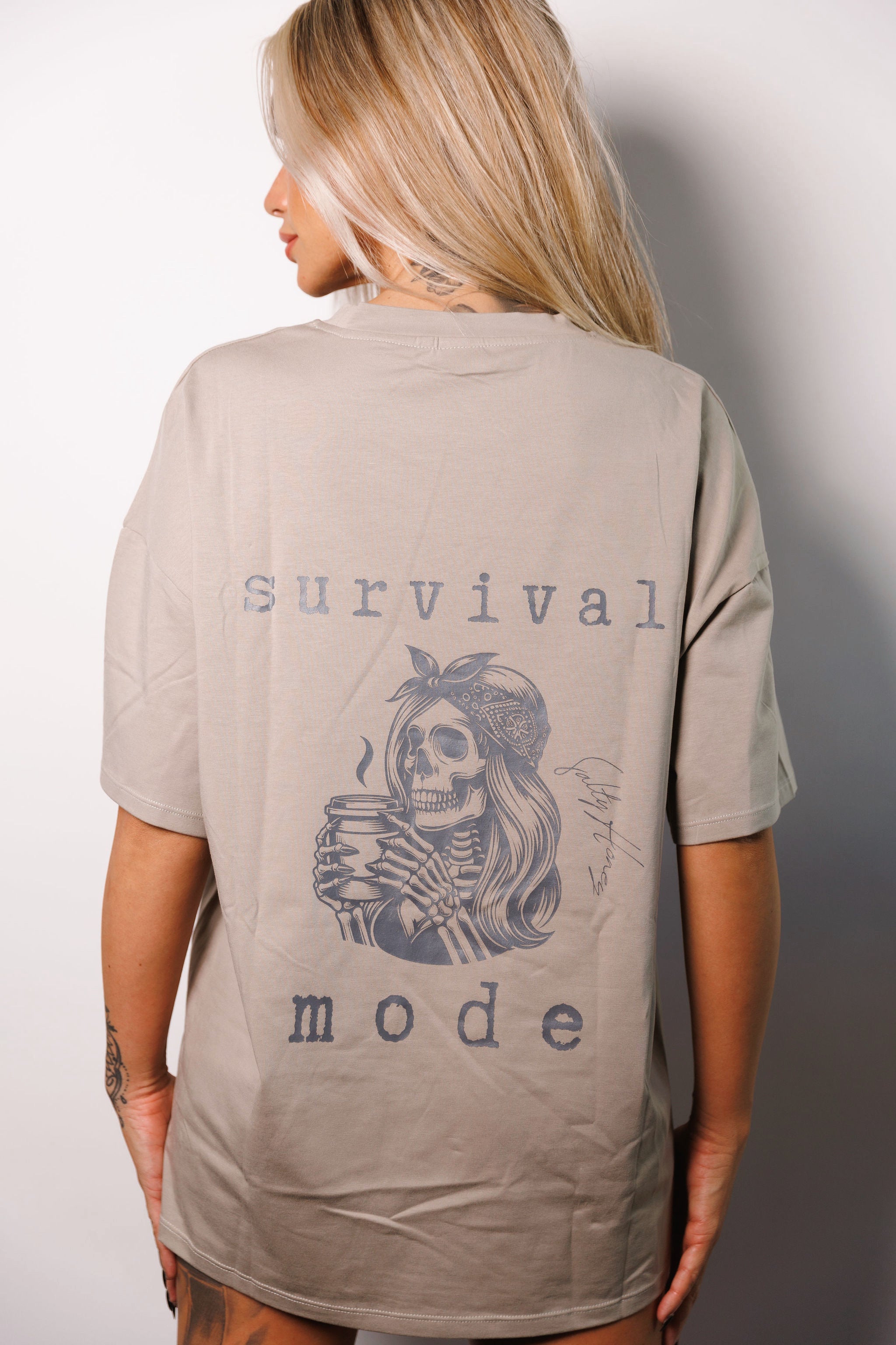 **PRESALE** OVERSIZED BOYFRIEND TEE in SURVIVAL MODE