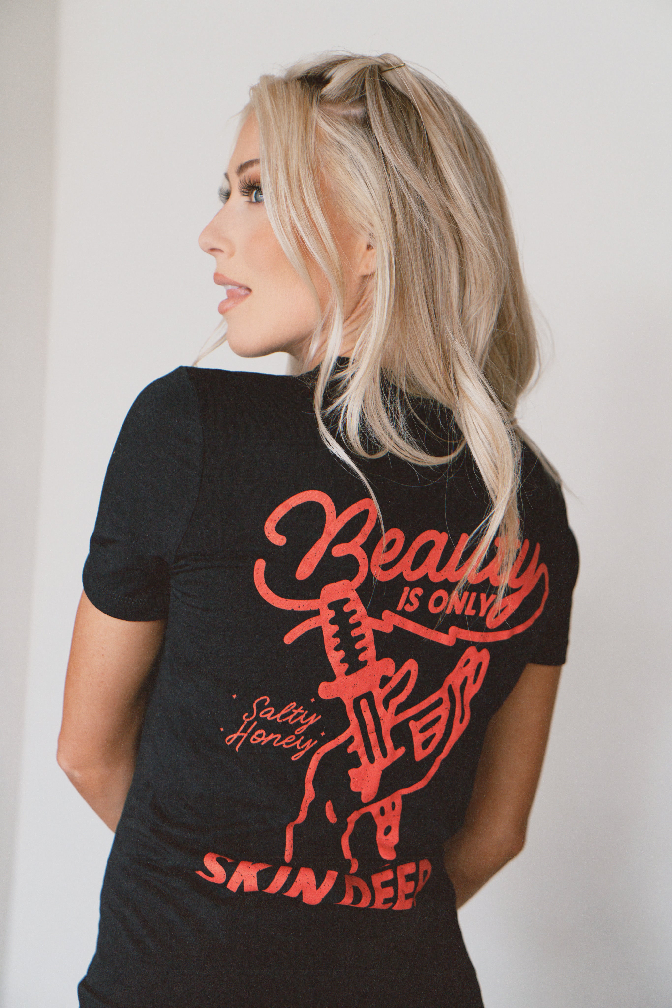 BEAUTY IS ONLY SKIN DEEP graphic tee