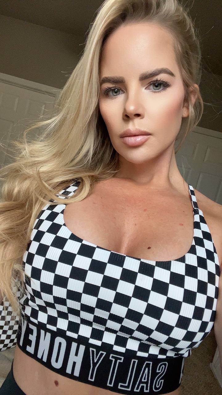 BANDED BRA: CHECKERED