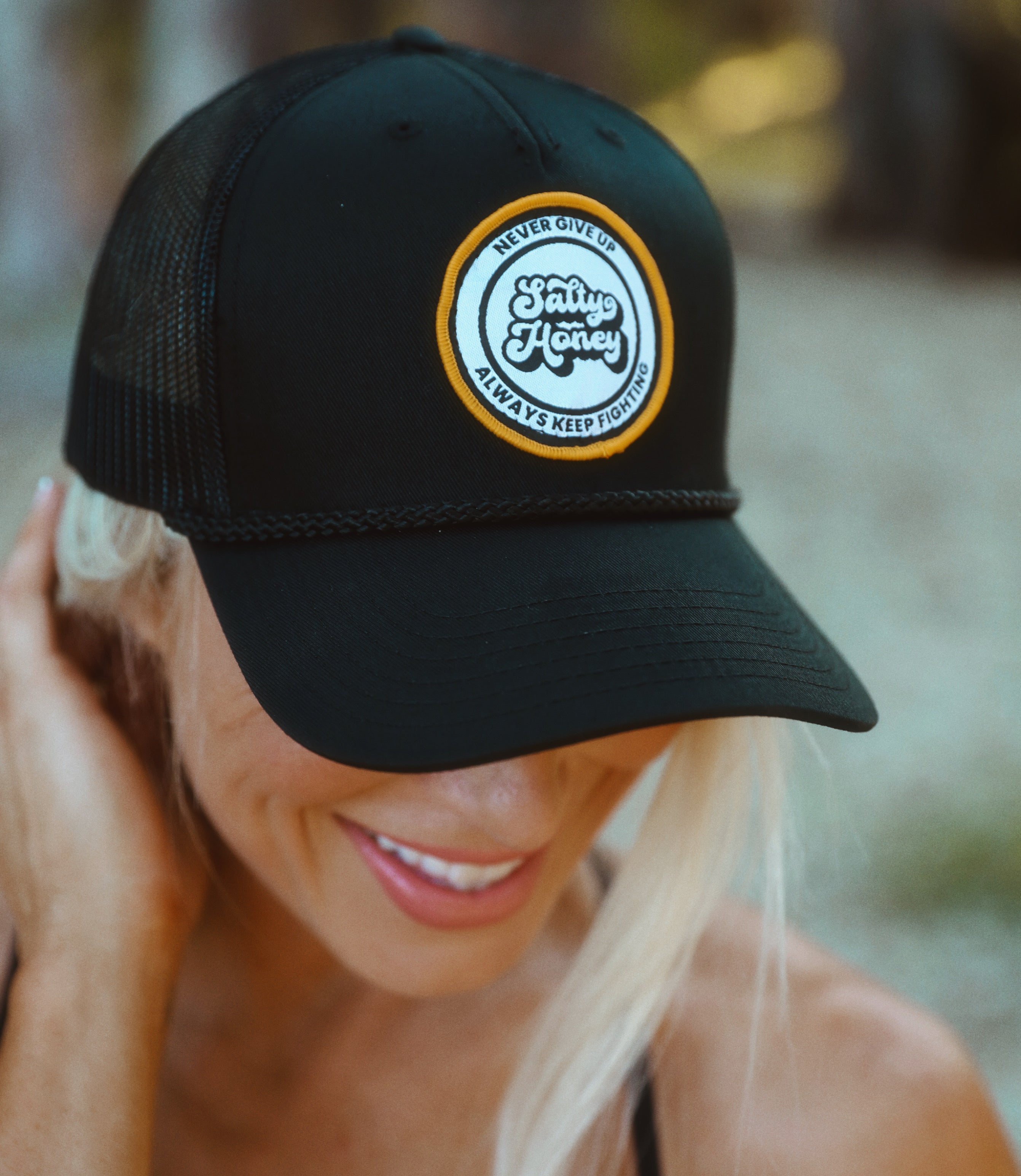 TRUCKER HAT in NEVER GIVE UP