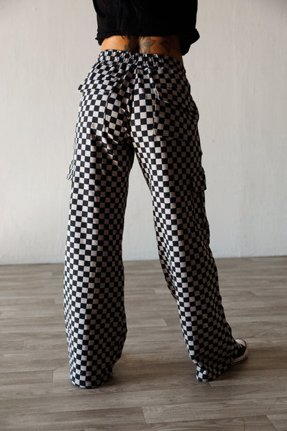 *PREORDER* STASHED CARGO PANT: FOG CHECK | REGULAR