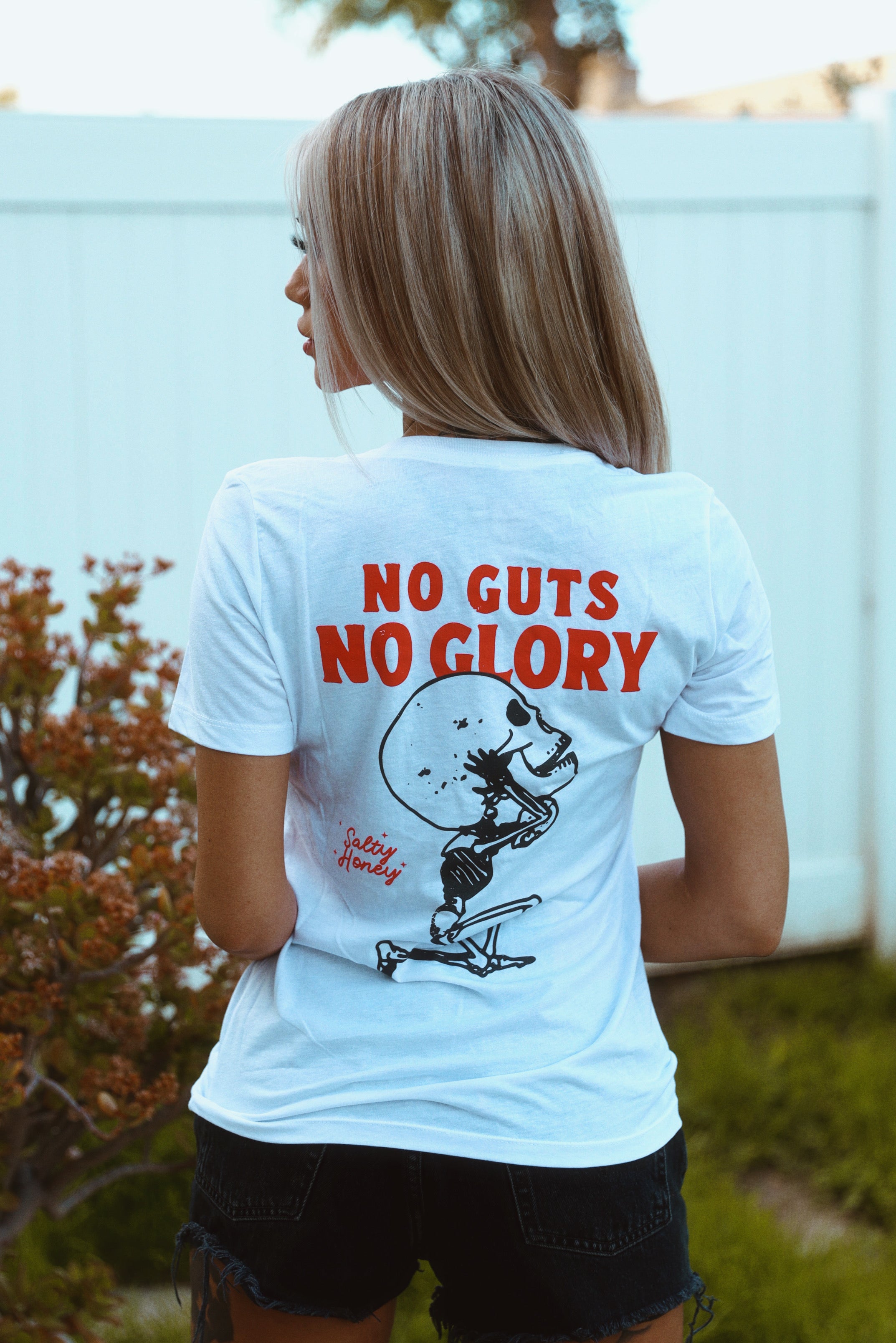 NO GUTS, NO GLORY graphic tee *XXL/3X ONLY