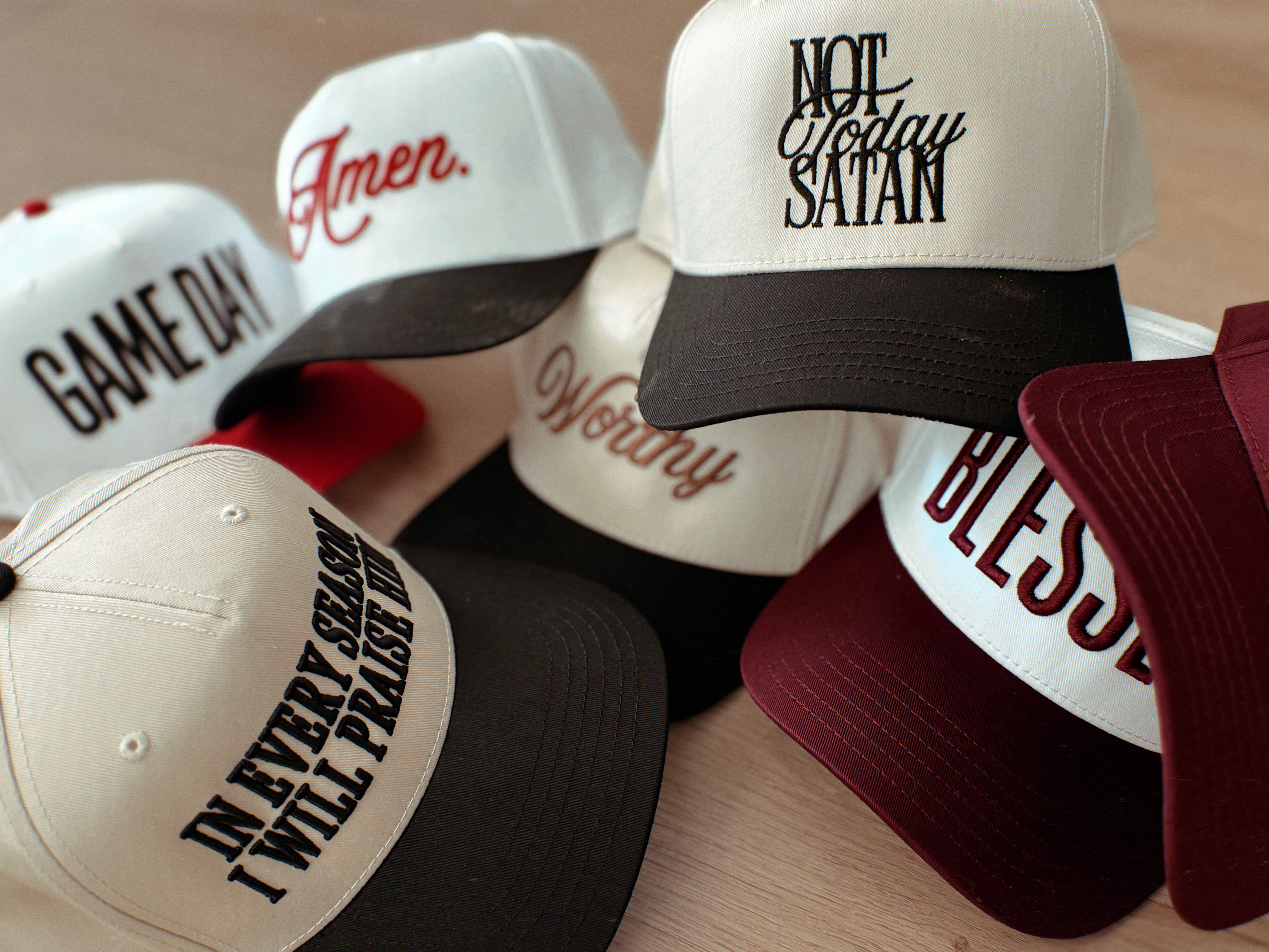 *PREORDER* BASEBALL CAP: NOT TODAY SATAN