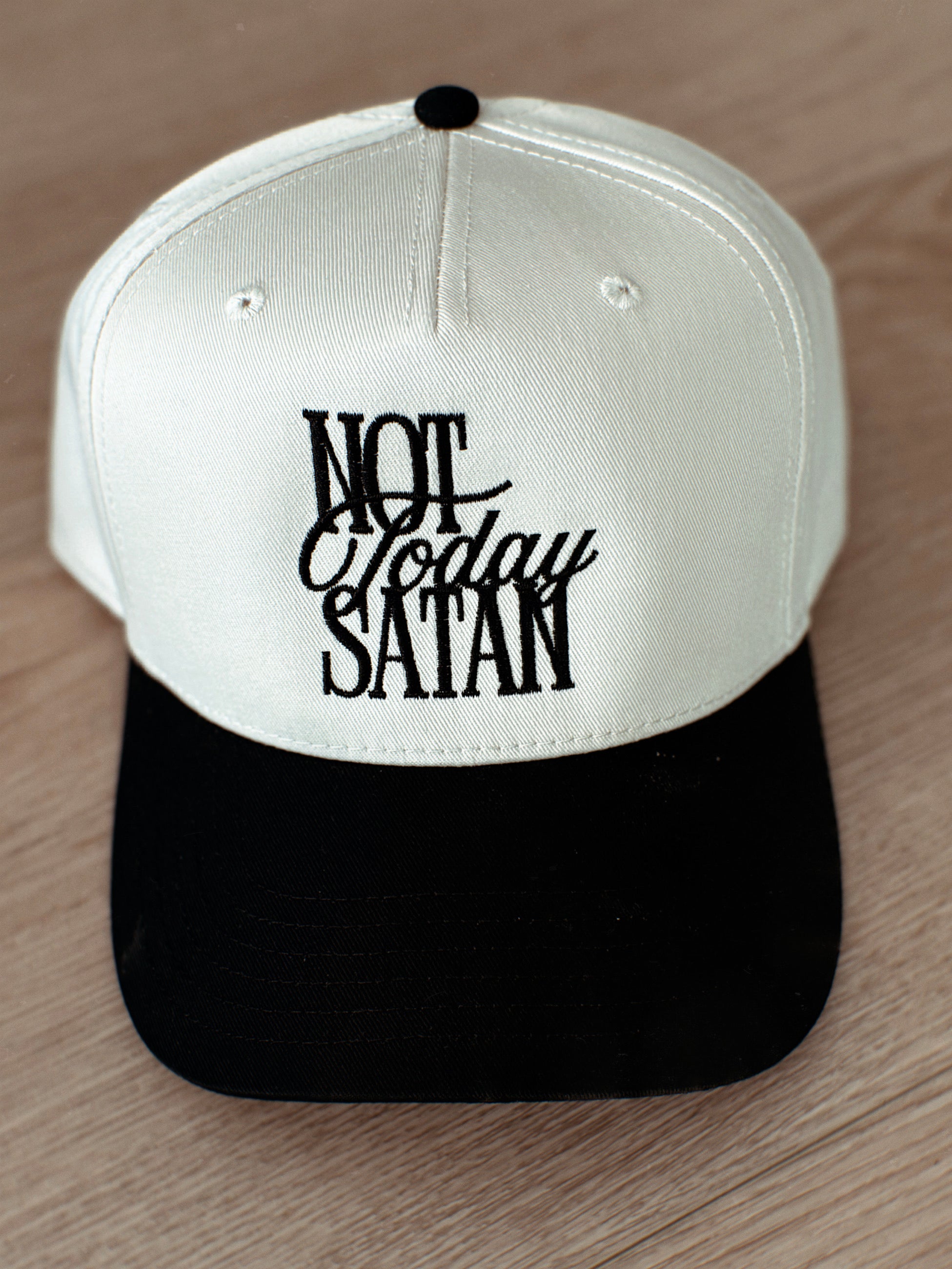 BASEBALL CAP: NOT TODAY SATAN