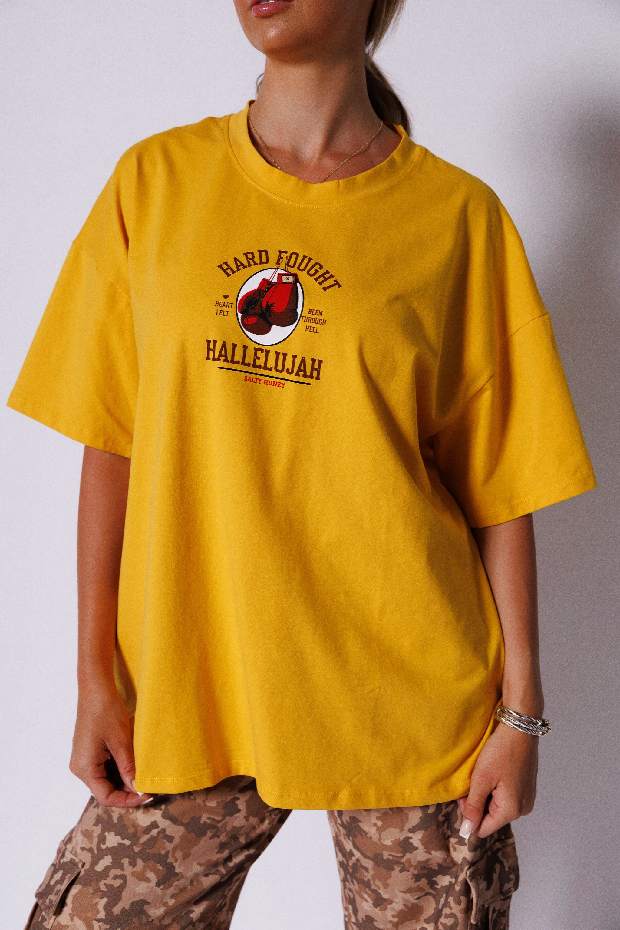 BOYFRIEND TEE: HARD FOUGHT HALLELUJAH