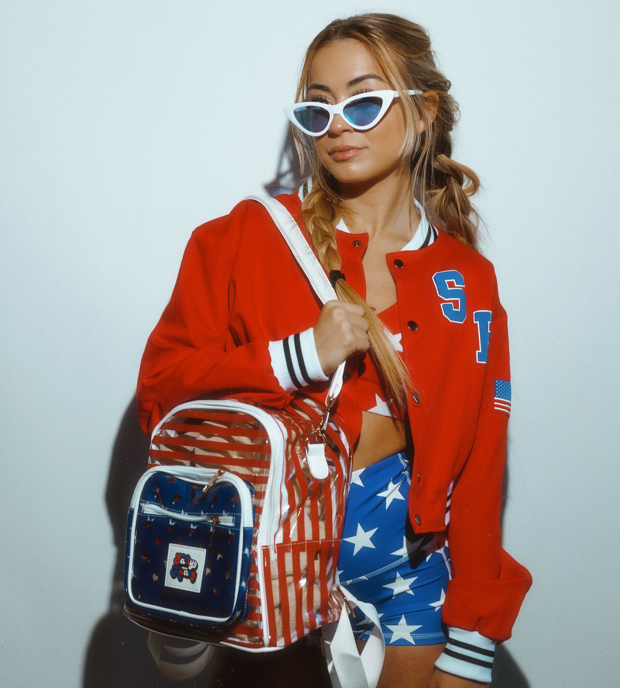 SEE THROUGH PATRIOT BACKPACK