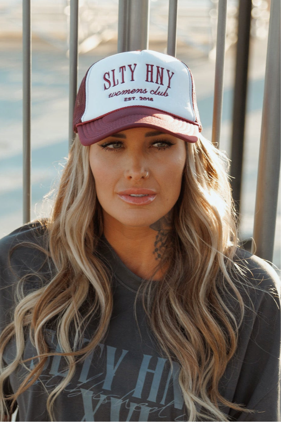 TRUCKER HAT: SLTY HNY WOMENS CLUB