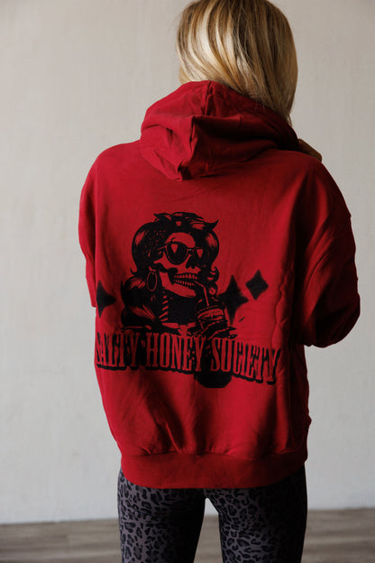 ACCLAIM HOODIE: SOCIETY | BURGUNDY