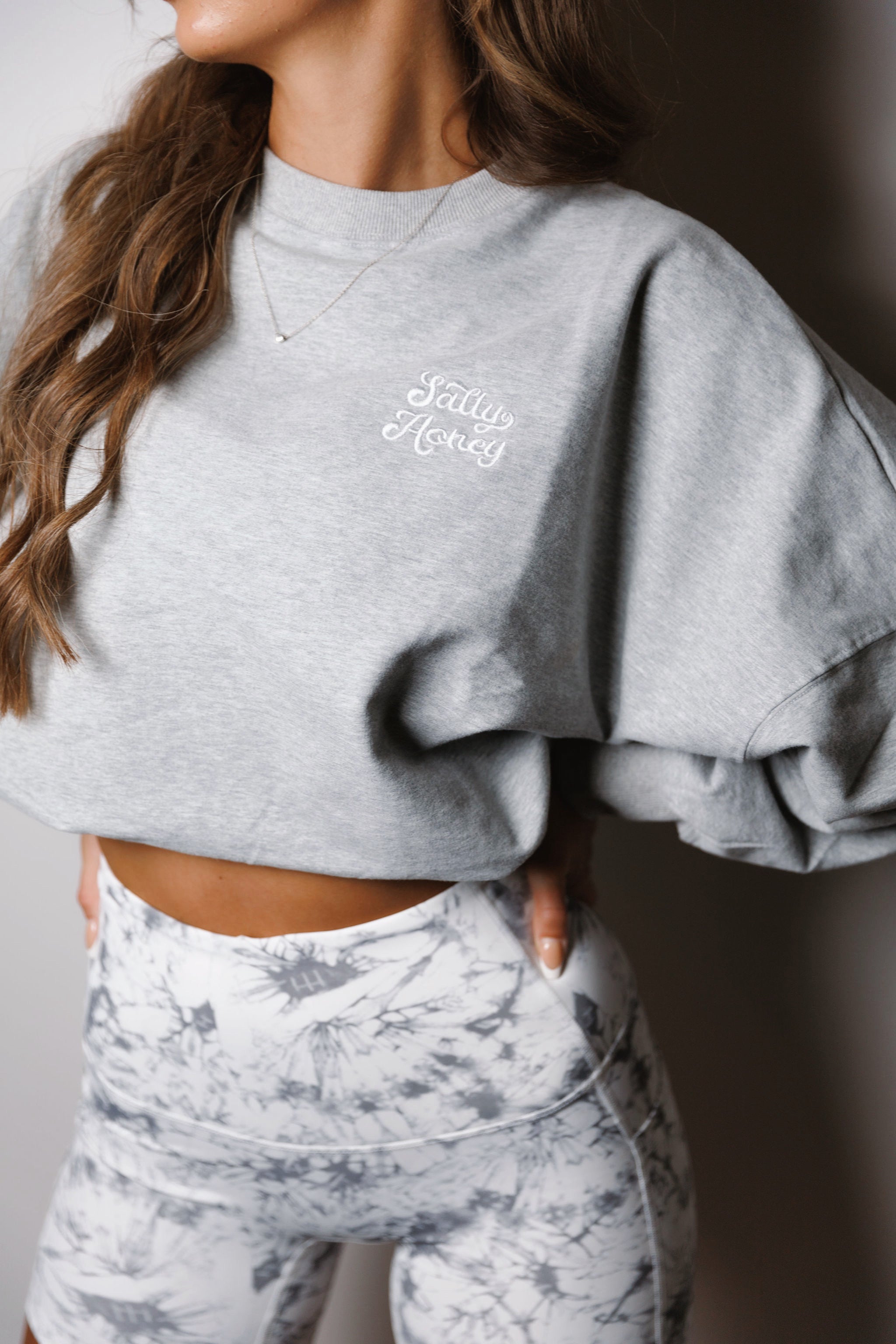 AIR CREWNECK: LIGHT GRAY