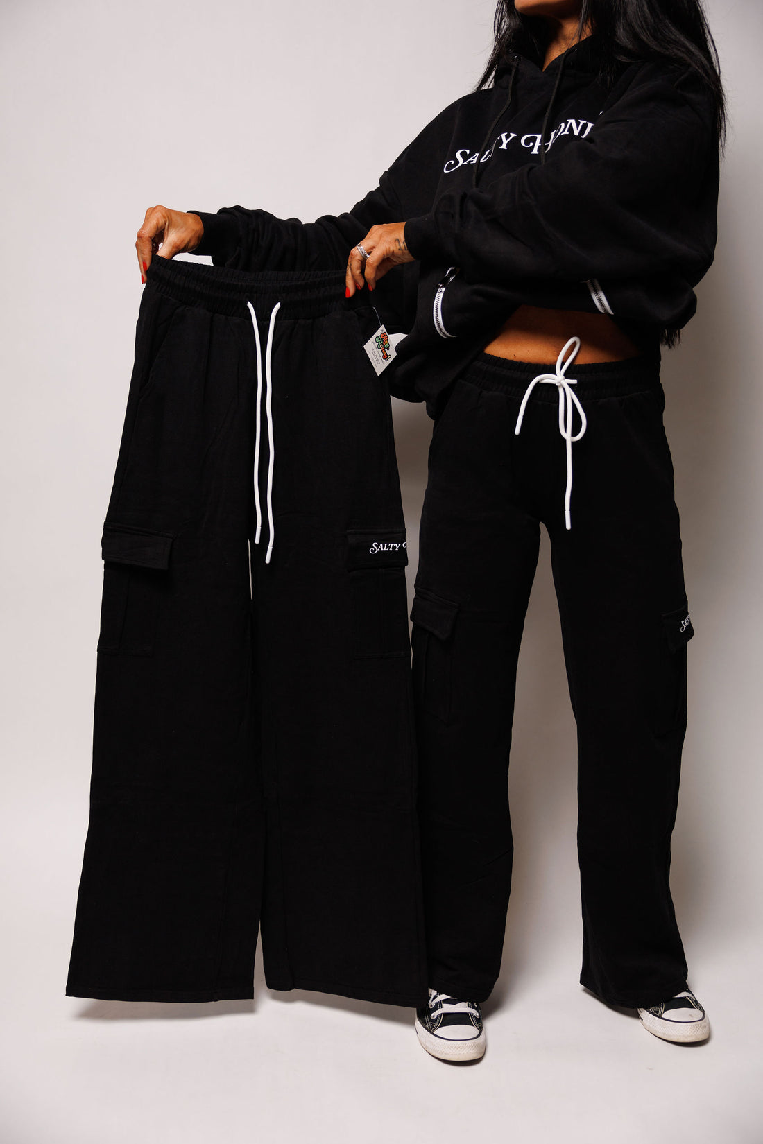 STASHED CARGO PANT: BLACK | LONG