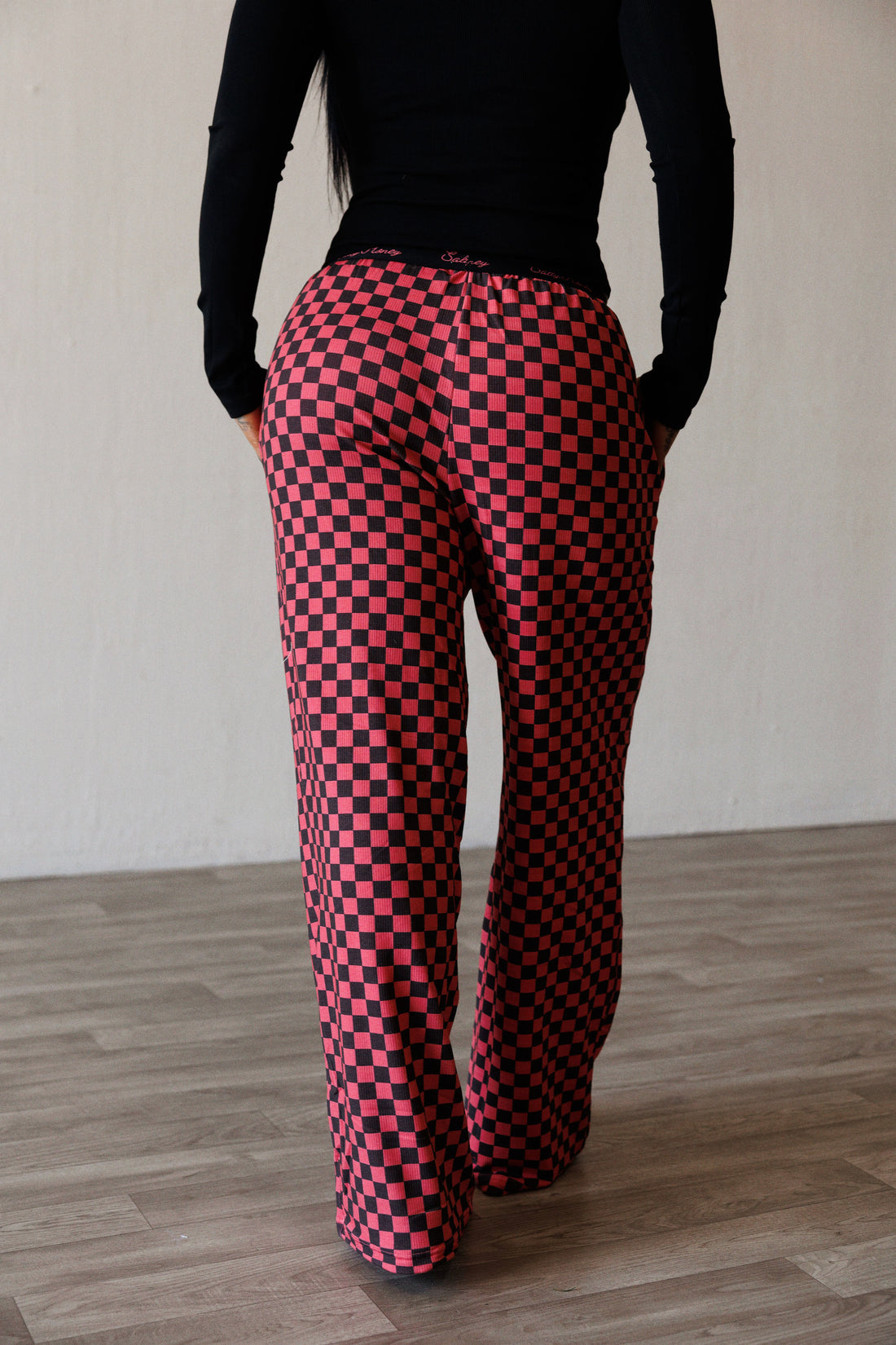 SLUMBER PANT: FIGHTER BLK/PNK