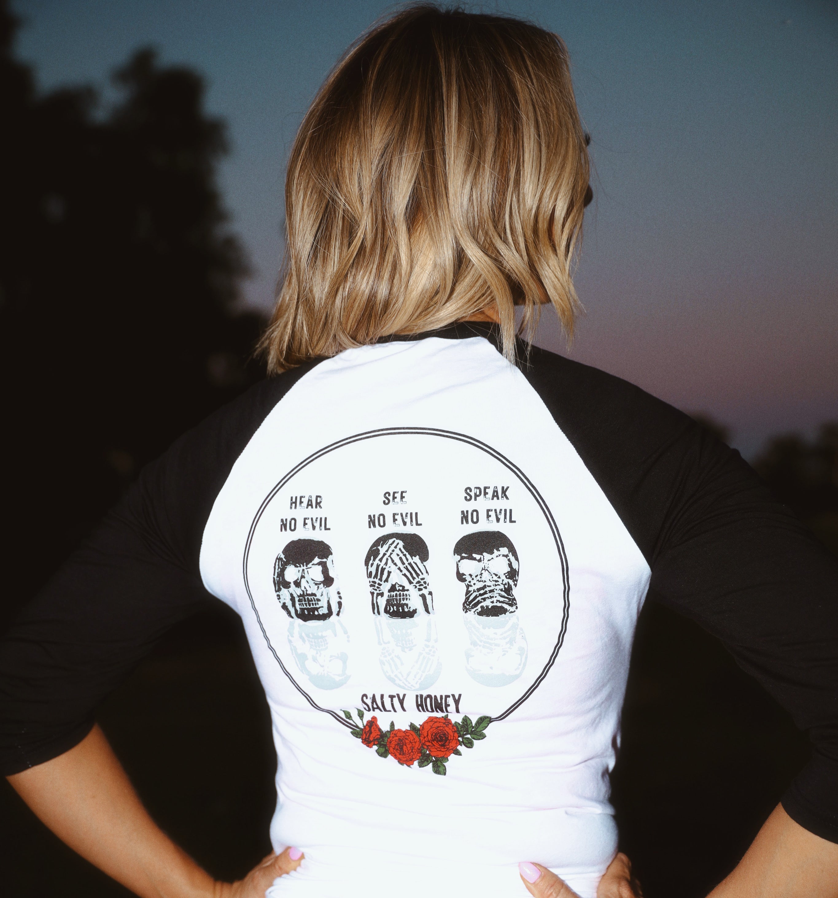 HEAR SEE SPEAK NO EVIL graphic tee * 2XL ONLY | Salty Honey