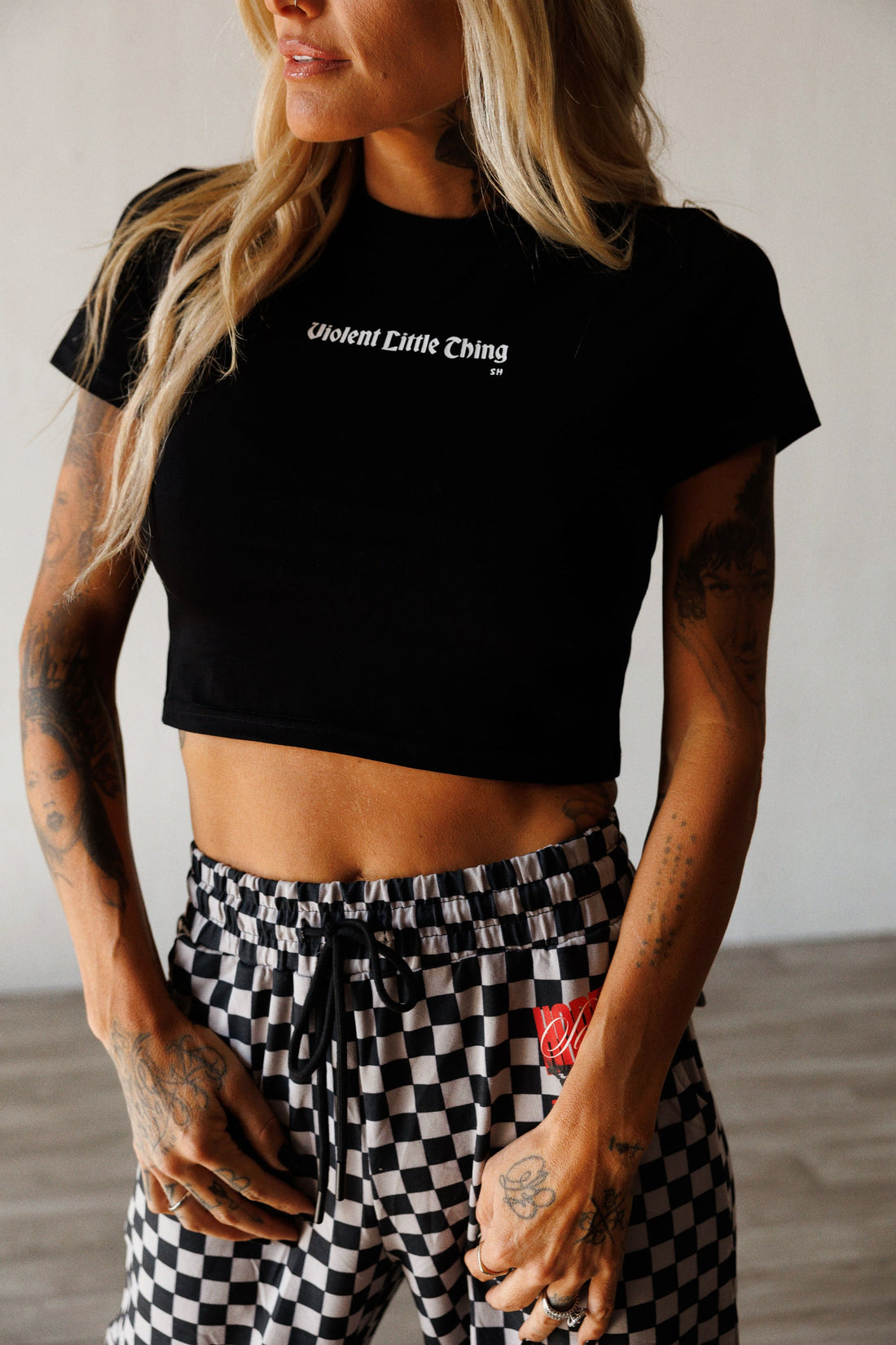 FREE GIFT | CLASSIC CROP TEE: LIL VIOLENT