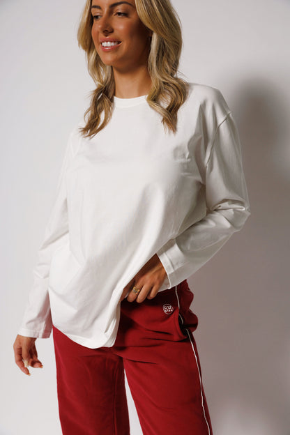 CLASSIC RELAXED FIT LONG SLEEVE: VANILLA