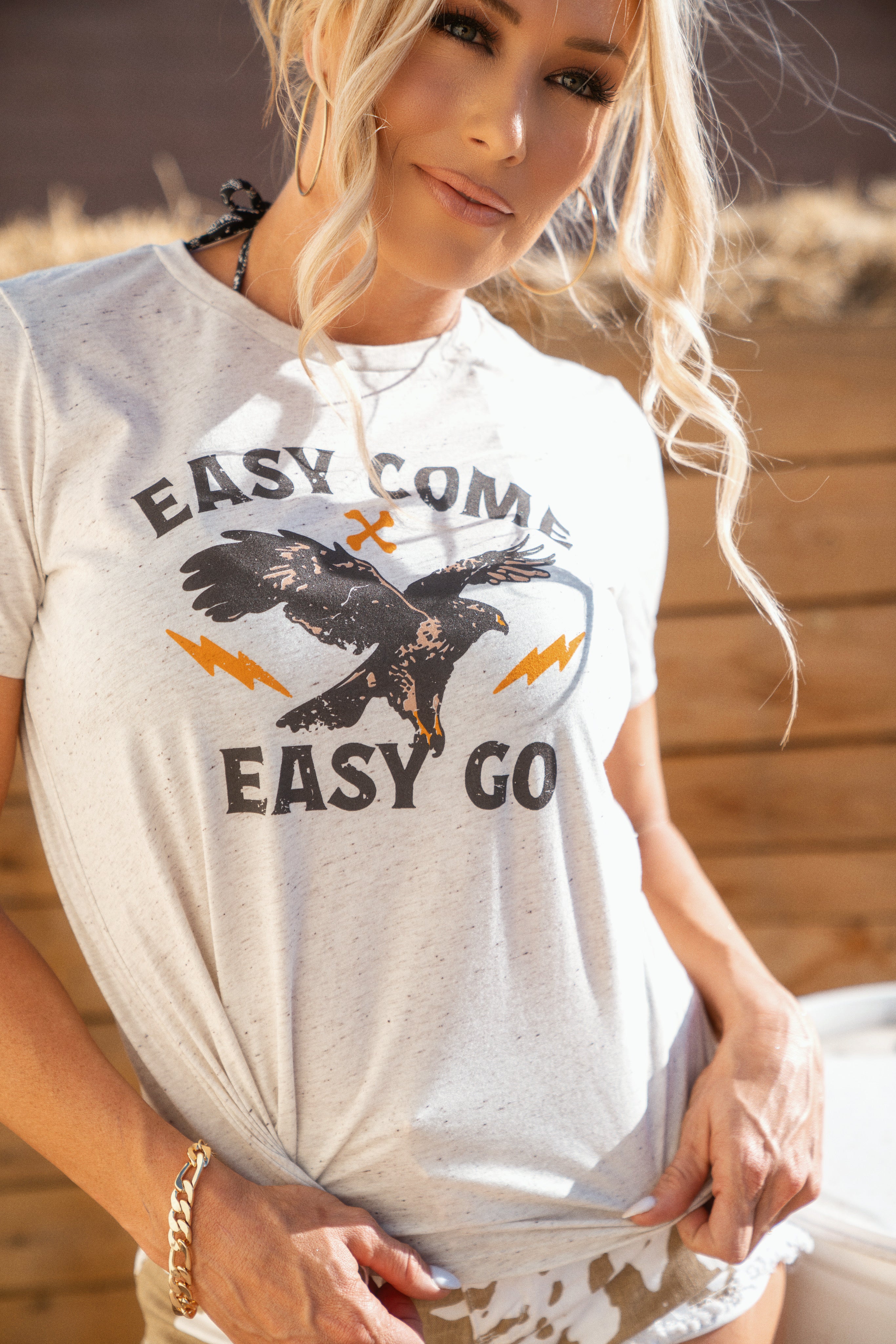 EASY COME, EASY GO graphic tee