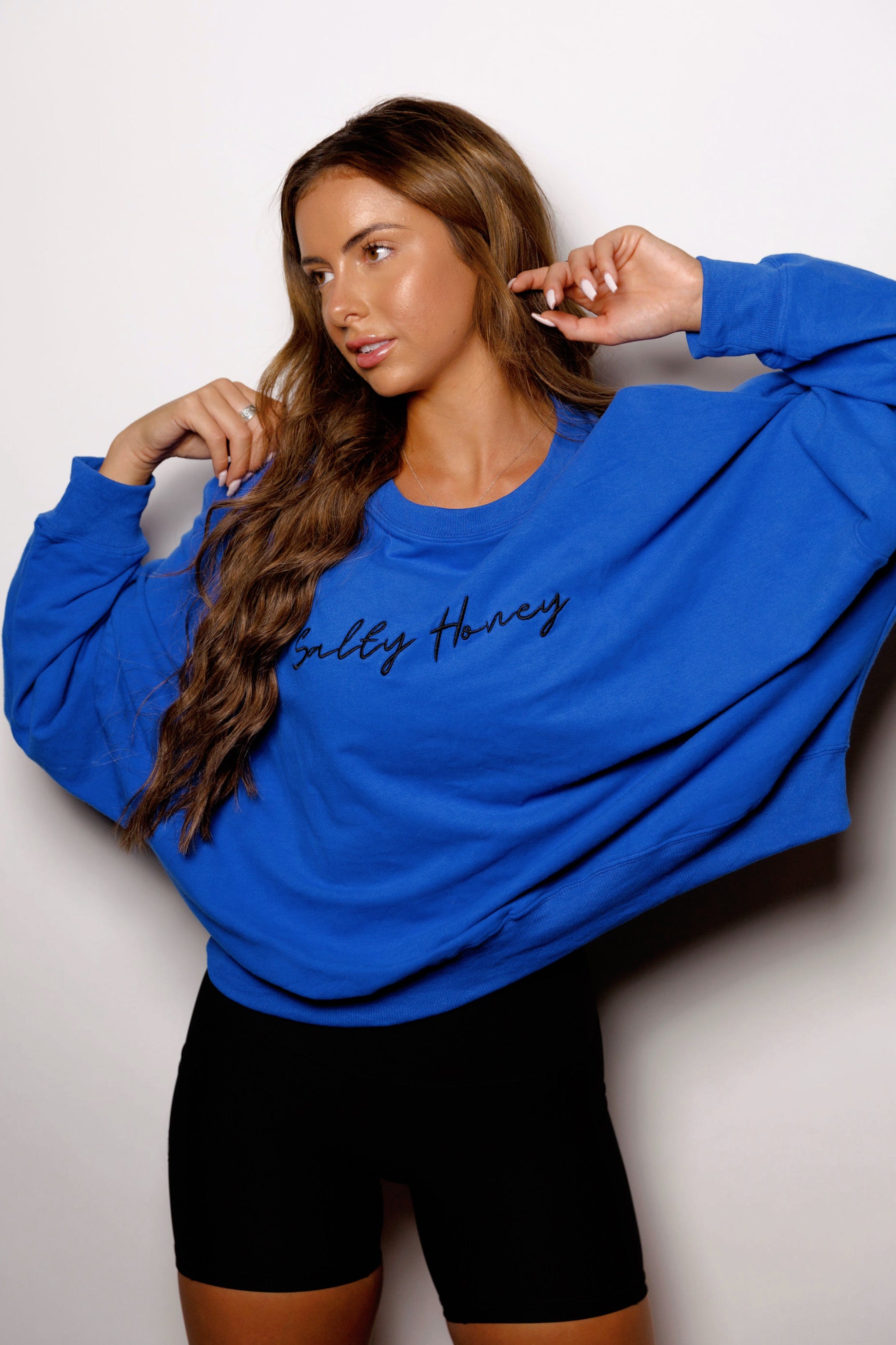 AIR CREWNECK in ROYAL BLUE