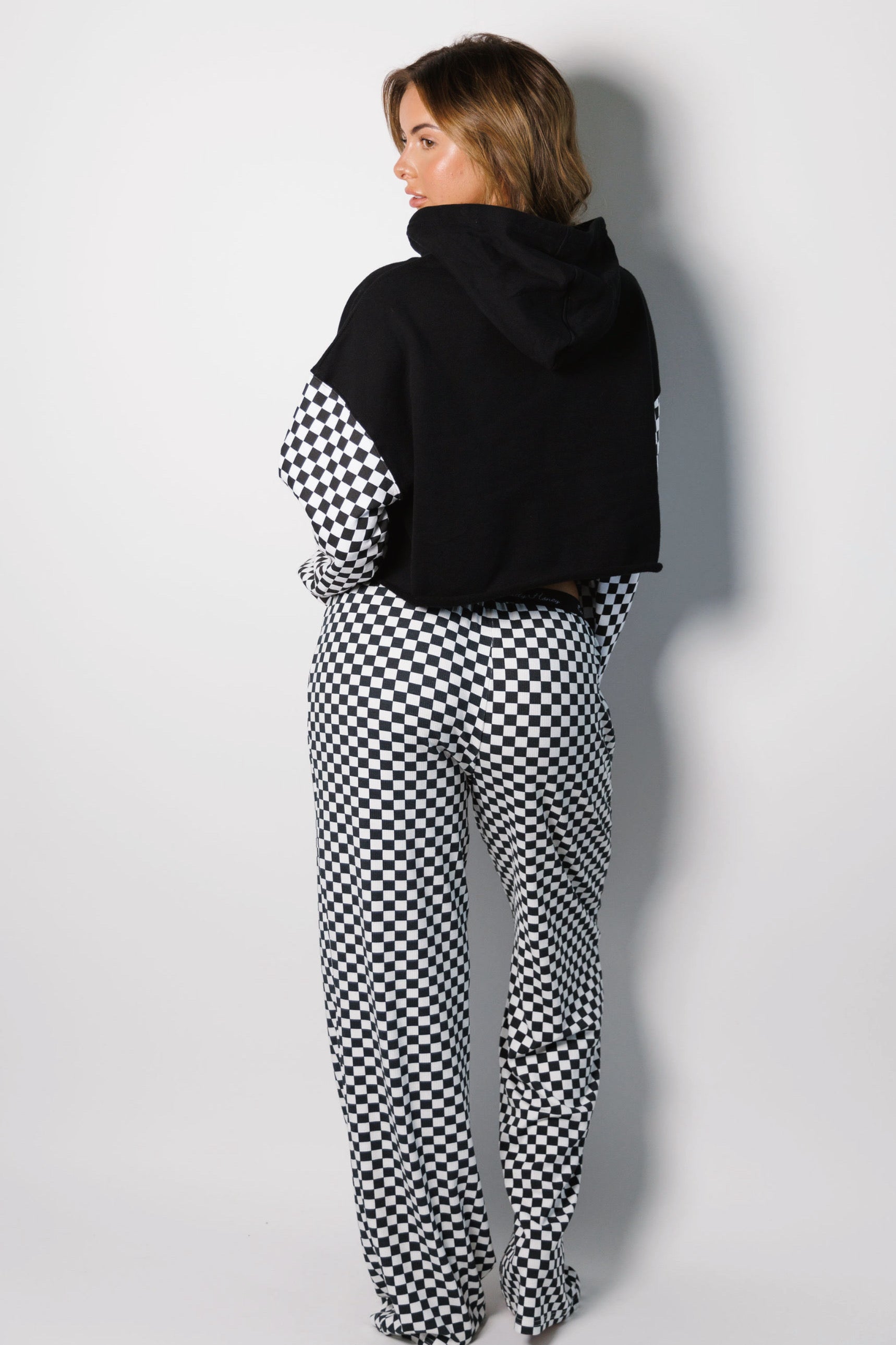 **PRESALE** SLUMBER PANT in BLACK & WHITE CHECKERED