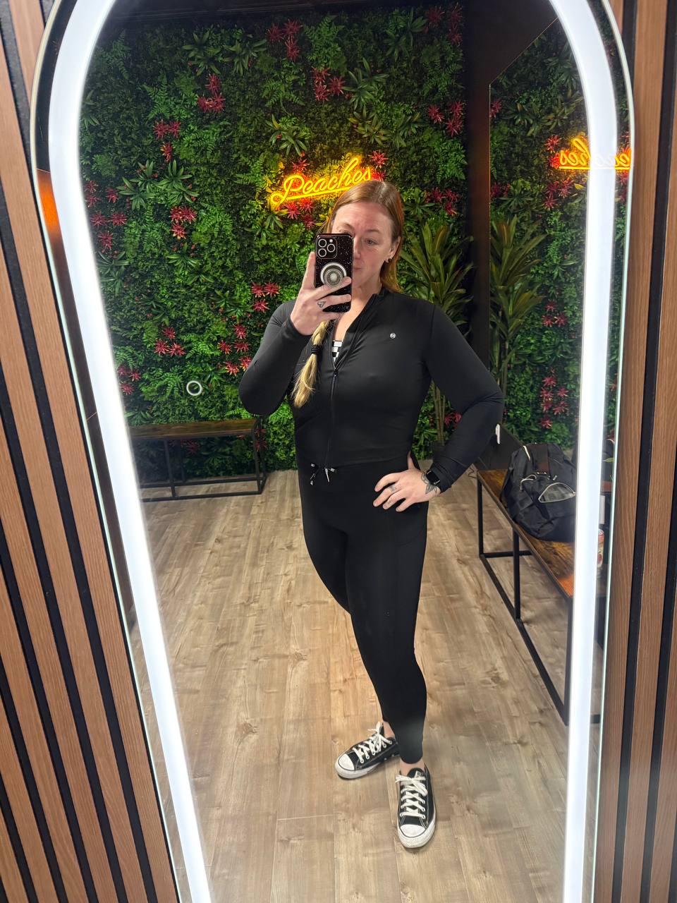 SNATCHED FITTED ZIP: BLACK