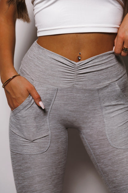 GATHER LEGGING: LIGHT GRAY
