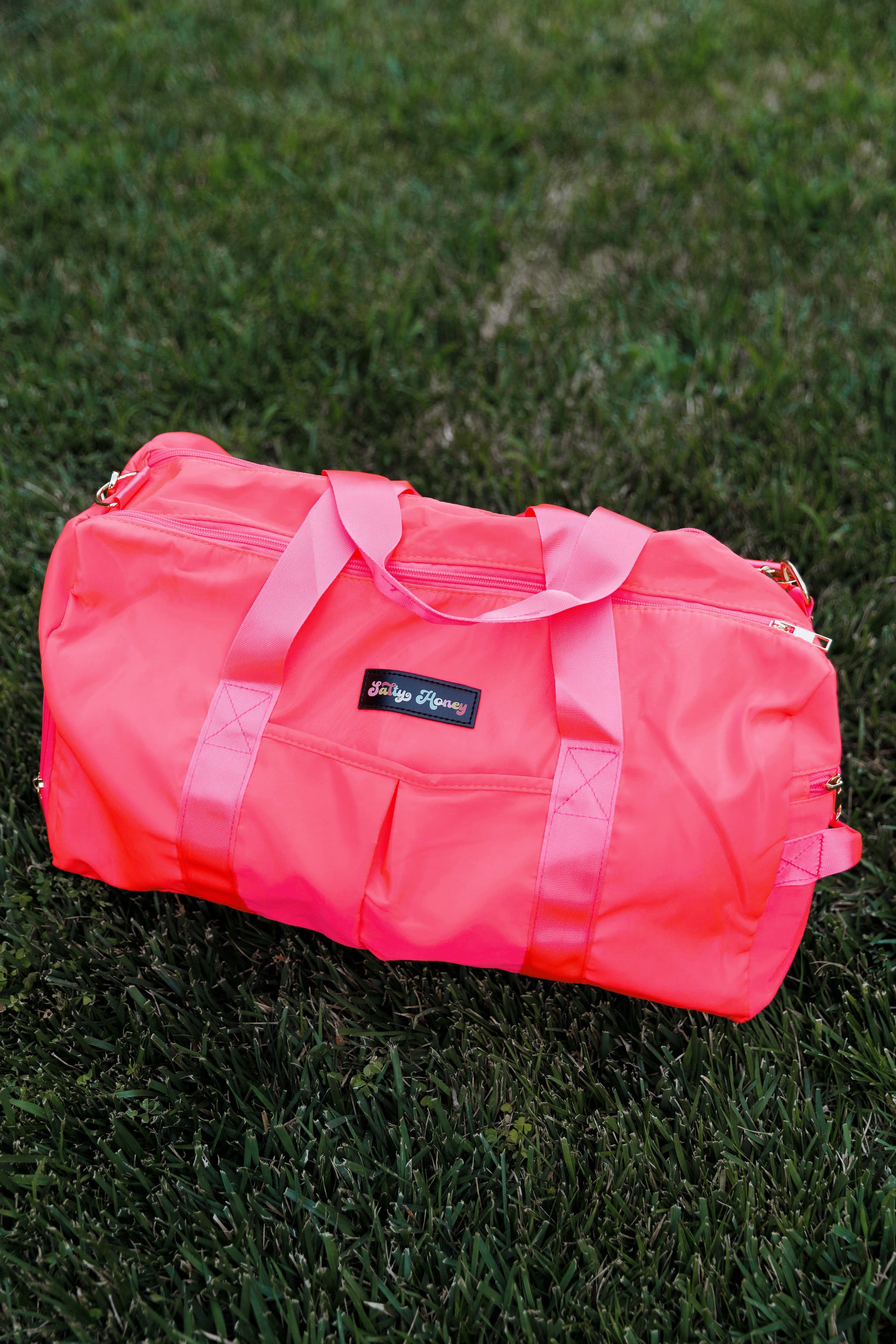 Neon pink bags hotsell