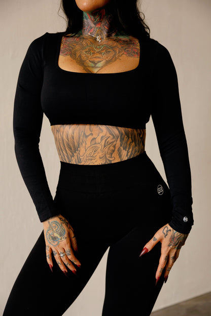 LEGACY SUPPORT LONG SLEEVE: BLACK