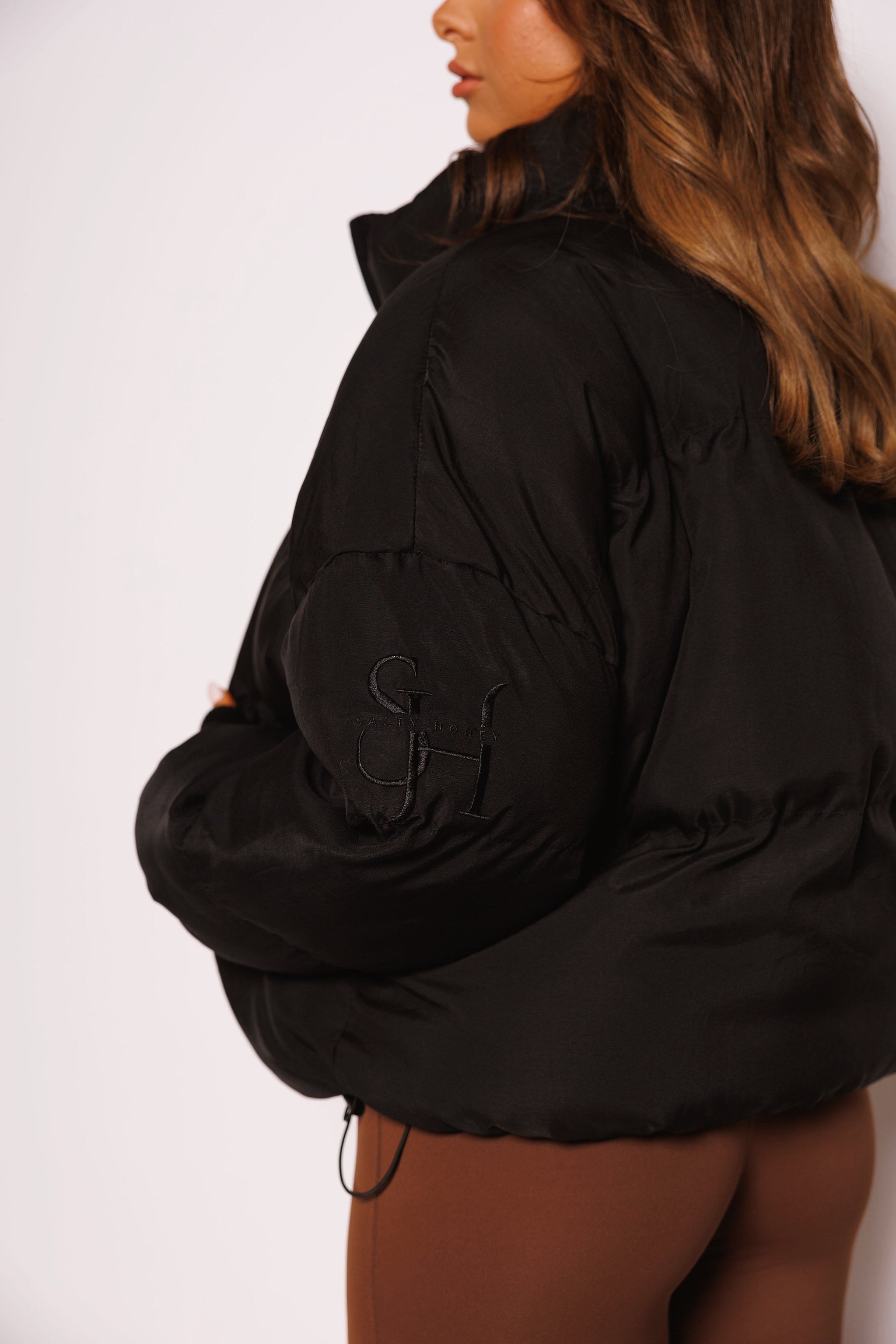 VOLUME PUFF JACKET: BLCK