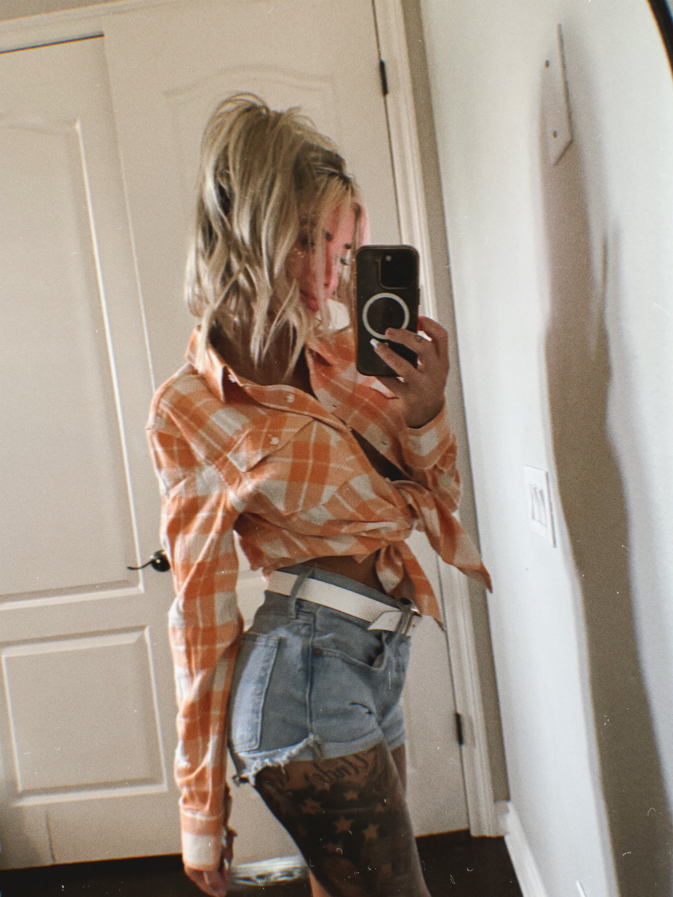 ALPHA FLANNEL: CREAMSICLE