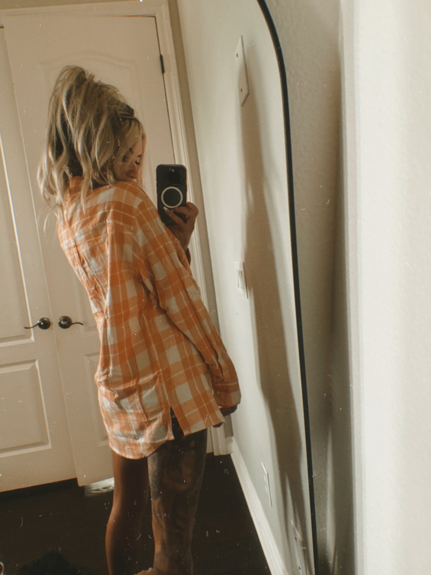 ALPHA FLANNEL: CREAMSICLE