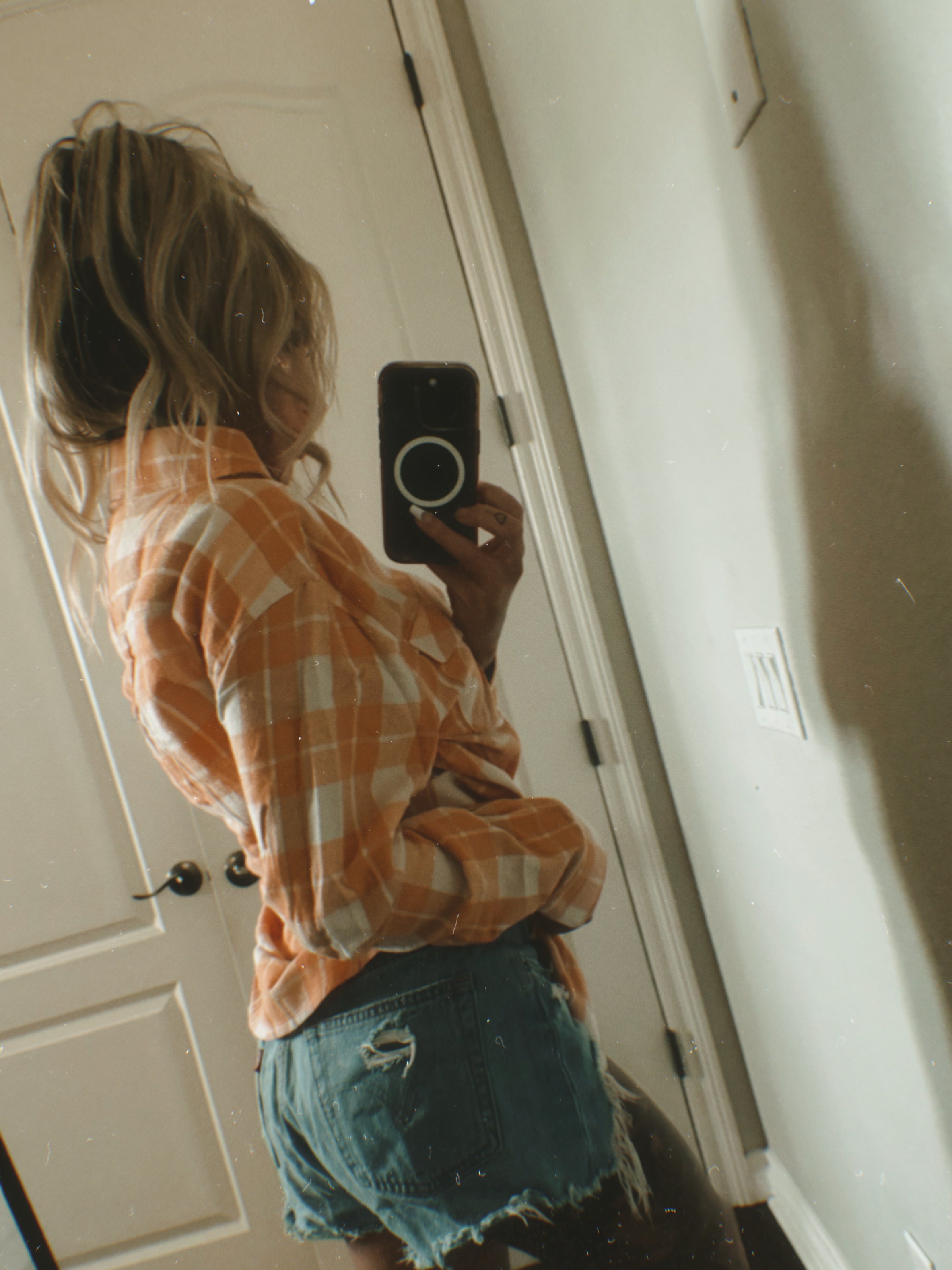 ALPHA FLANNEL: CREAMSICLE