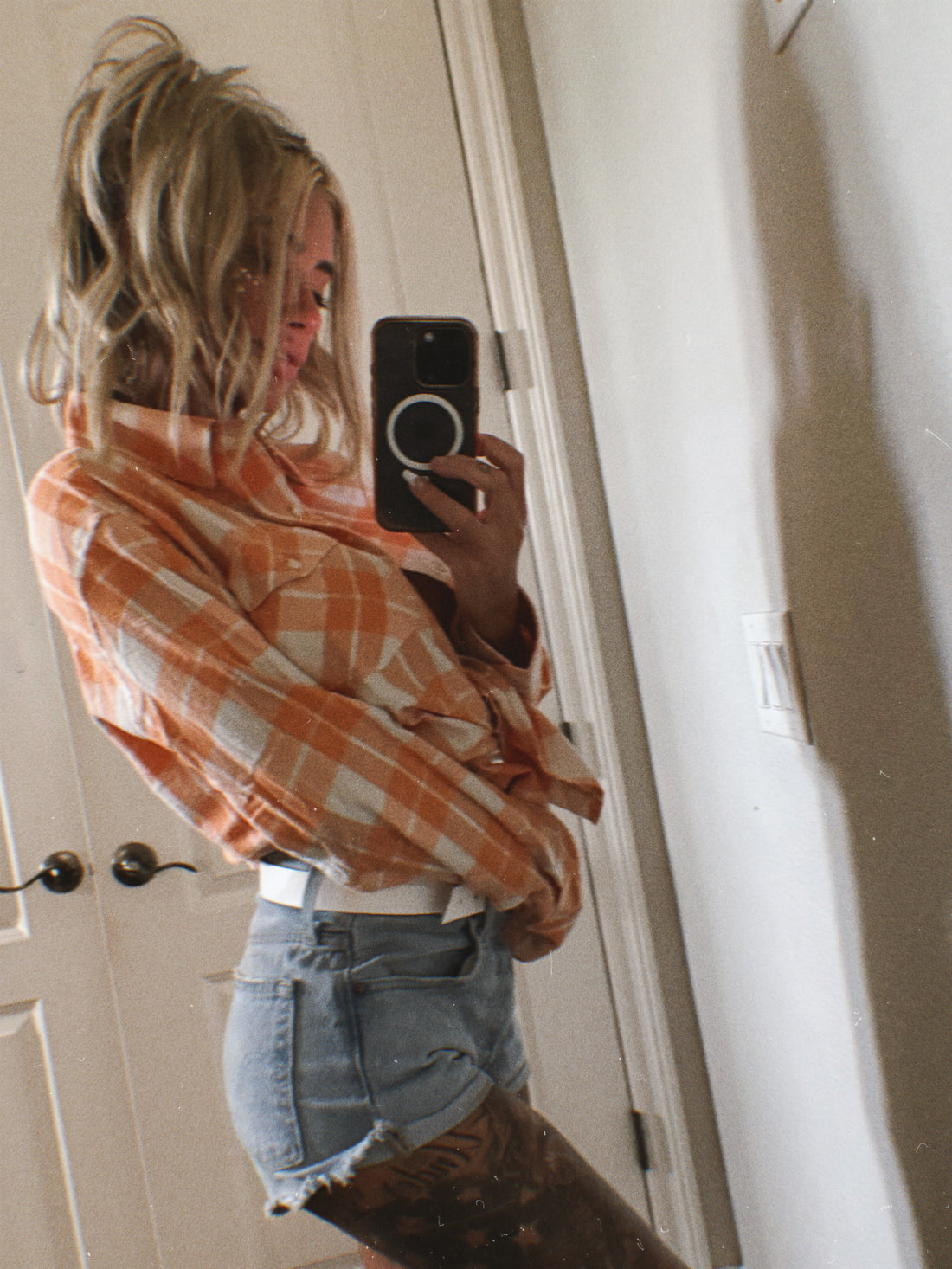 ALPHA FLANNEL: CREAMSICLE
